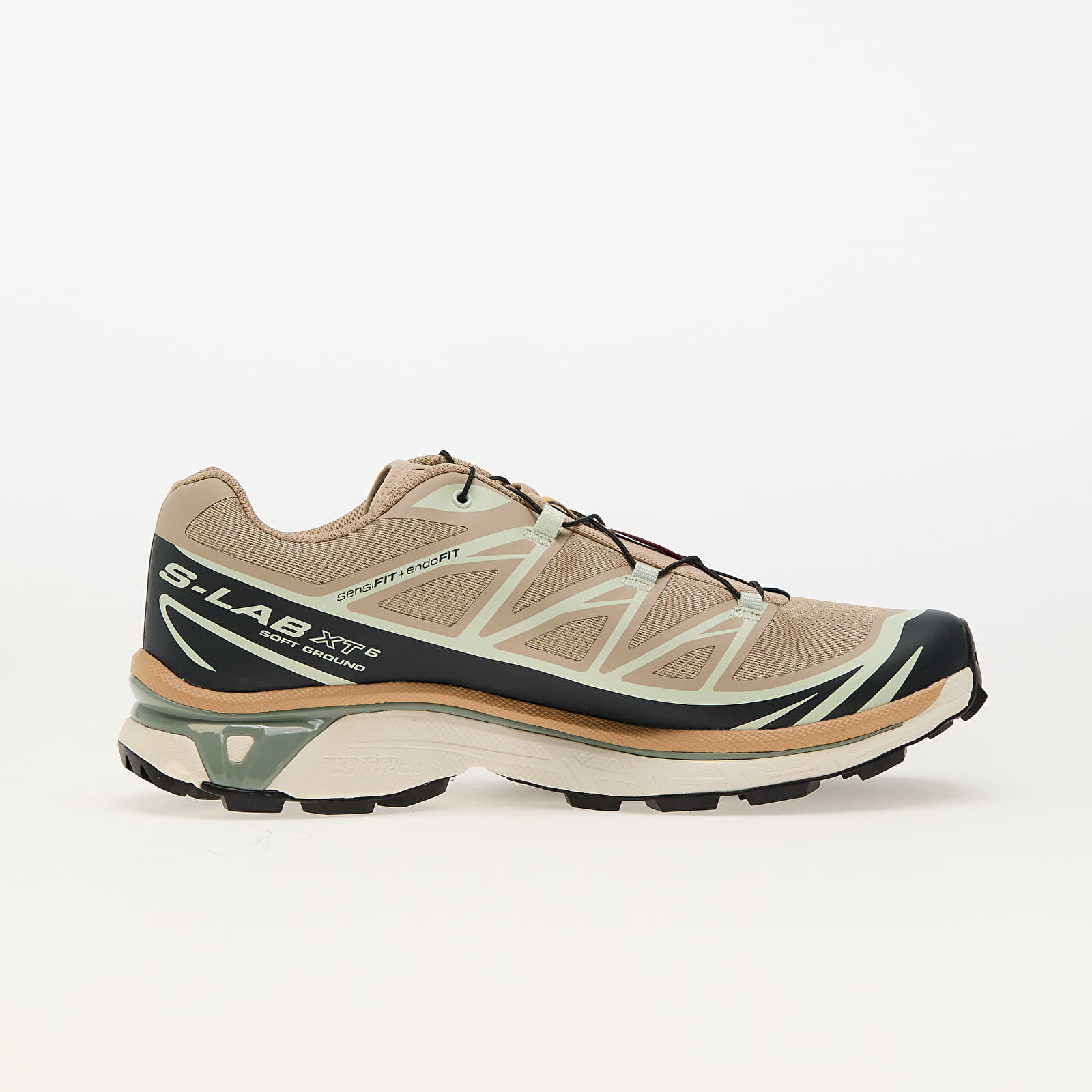 Férfi cipők Salomon XT-6 Oxford Tan/ Carbon/ Clearly Aqua
