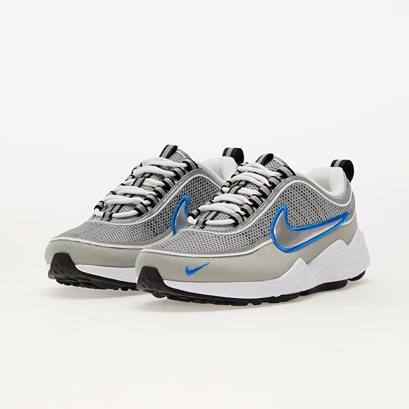 Metallic Silver Nike Air Spiridons Nike Air Zoom Spiridon Sp Metallic Silver/ Metallic Silver-White-Signal  Blue-Black Footshop