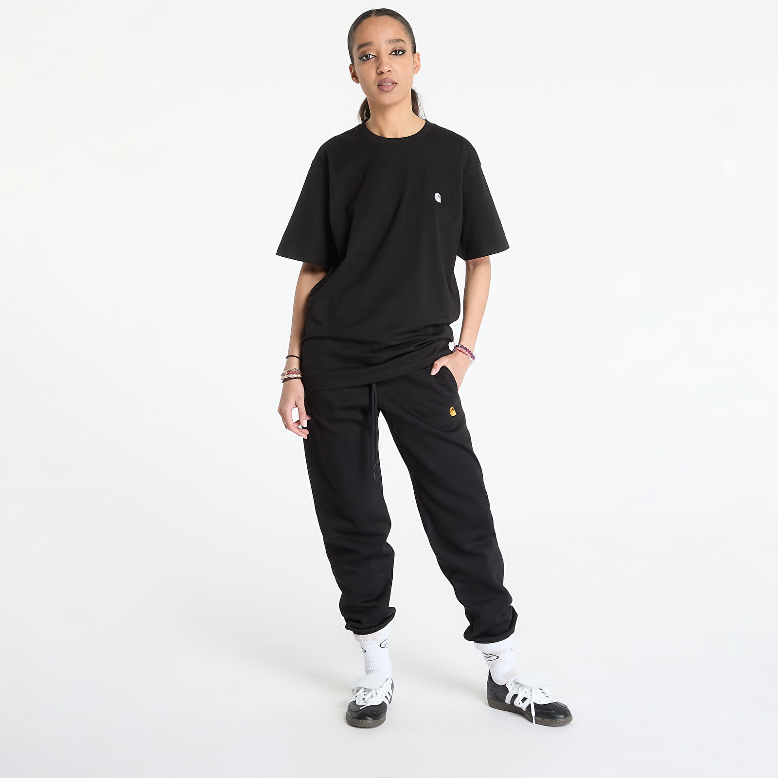 T-Shirts Carhartt WIP Short Sleeve Madison T-Shirt UNISEX Black/ White