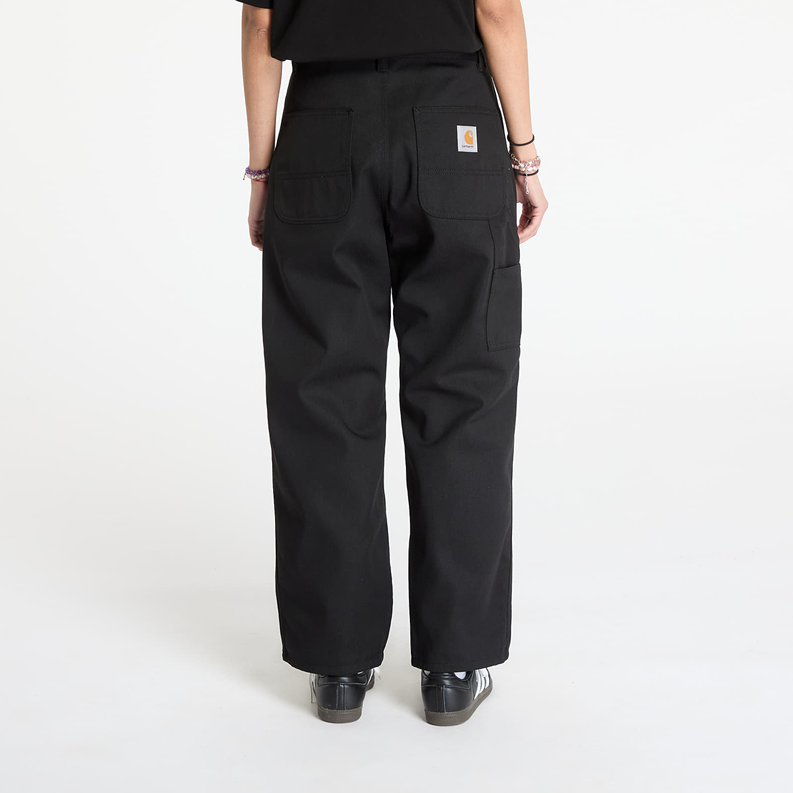 Pánské kalhoty Carhartt WIP Midland Single Knee Pant Black Rigid