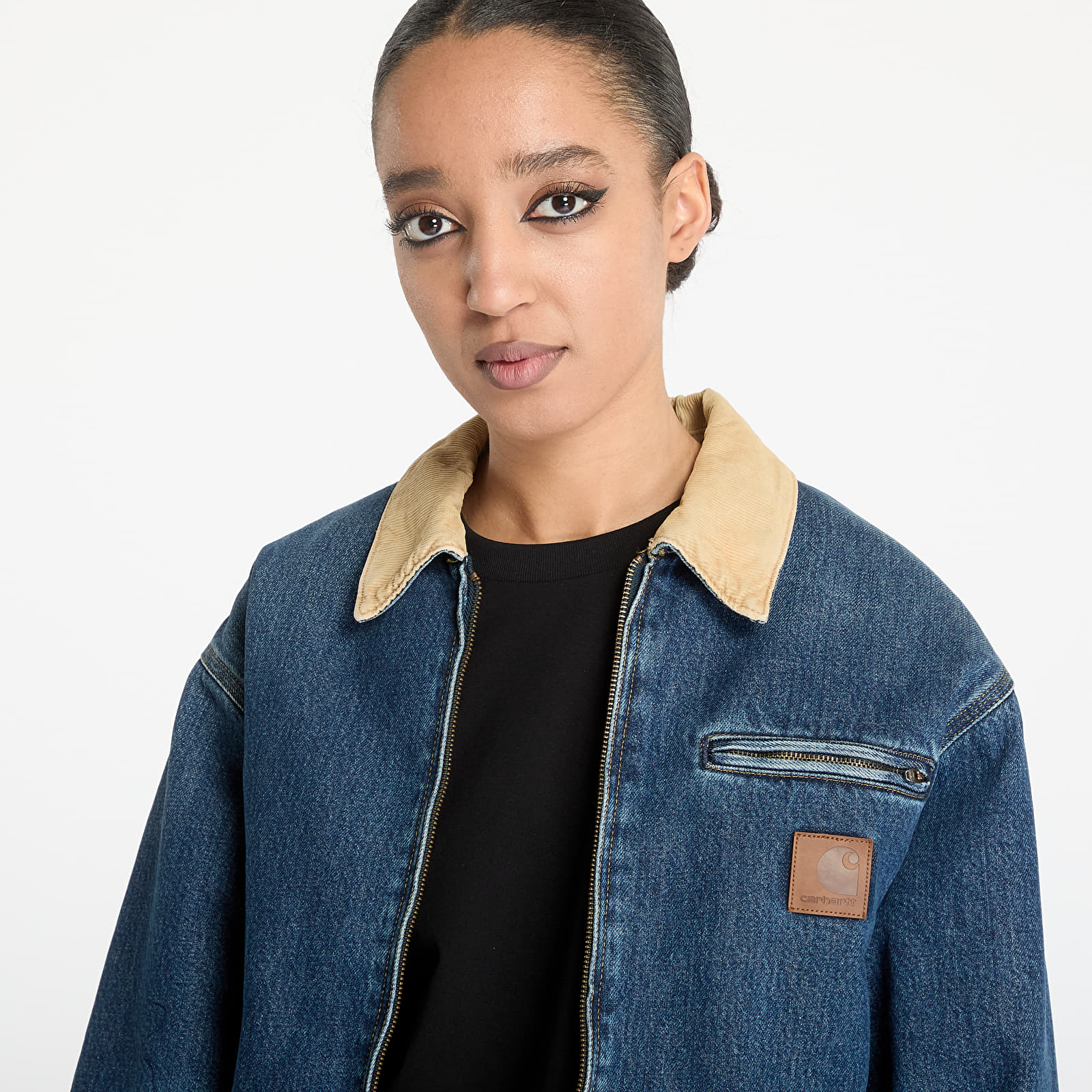 Bundy Carhartt WIP OG Detroit Jacket UNISEX Blue/ Dusty Brown