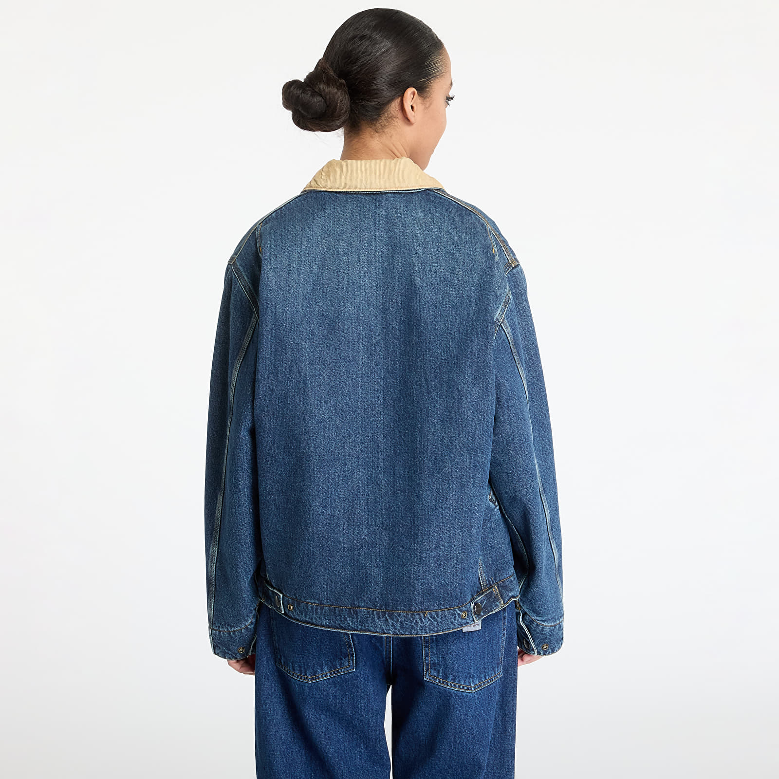Bundy Carhartt WIP OG Detroit Jacket UNISEX Blue/ Dusty Brown