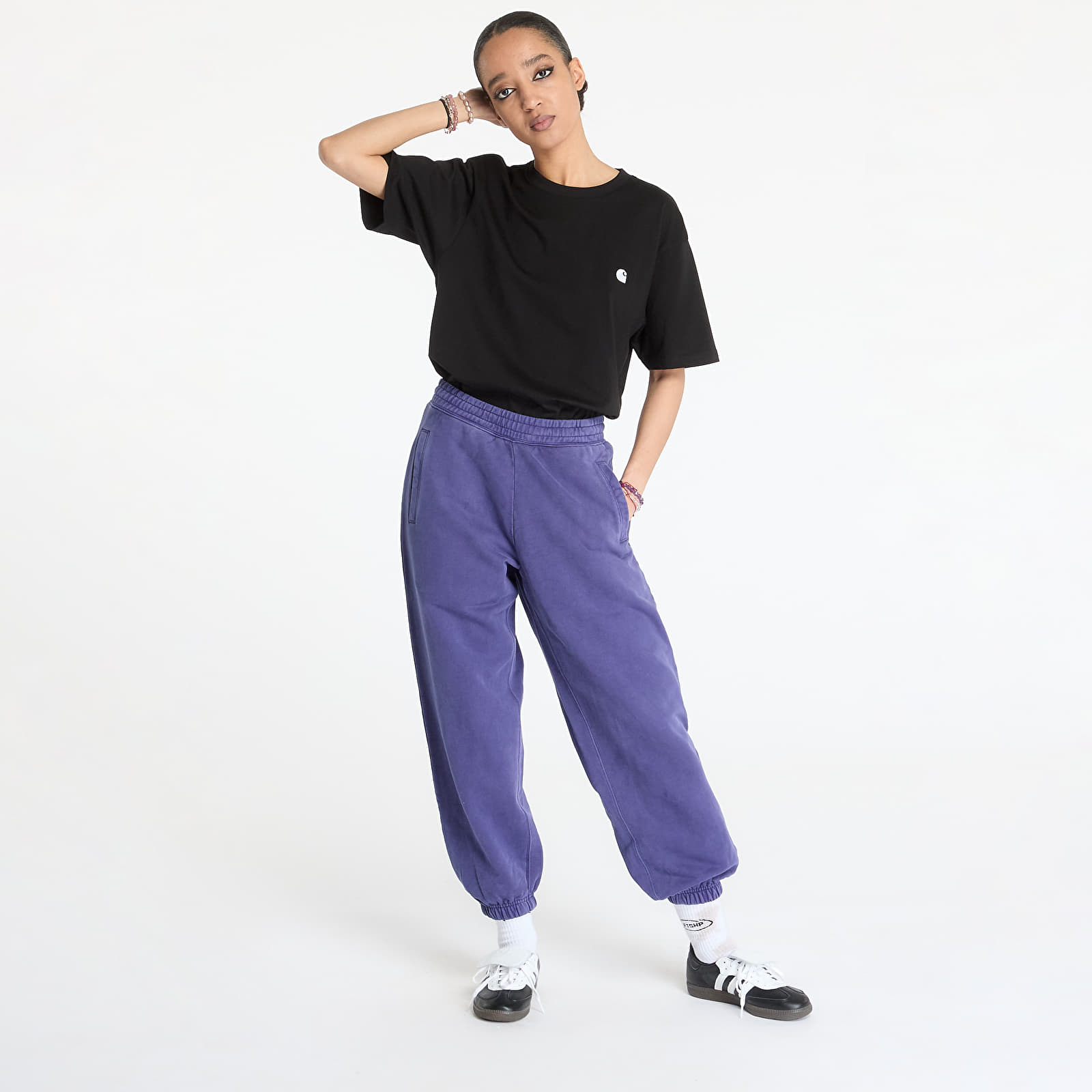 Jogginghosen für Männer Carhartt WIP Vista Grand Sweat Pant Aura Garment Dyed