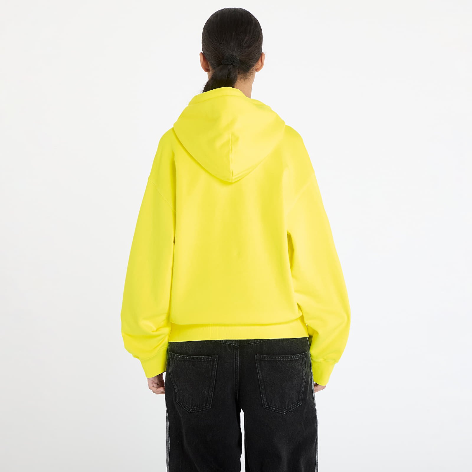 Kapucnis pulóverek és pulcsik Carhartt WIP Hooded Industry Sweat UNISEX Lumo Yellow Garment Dyed