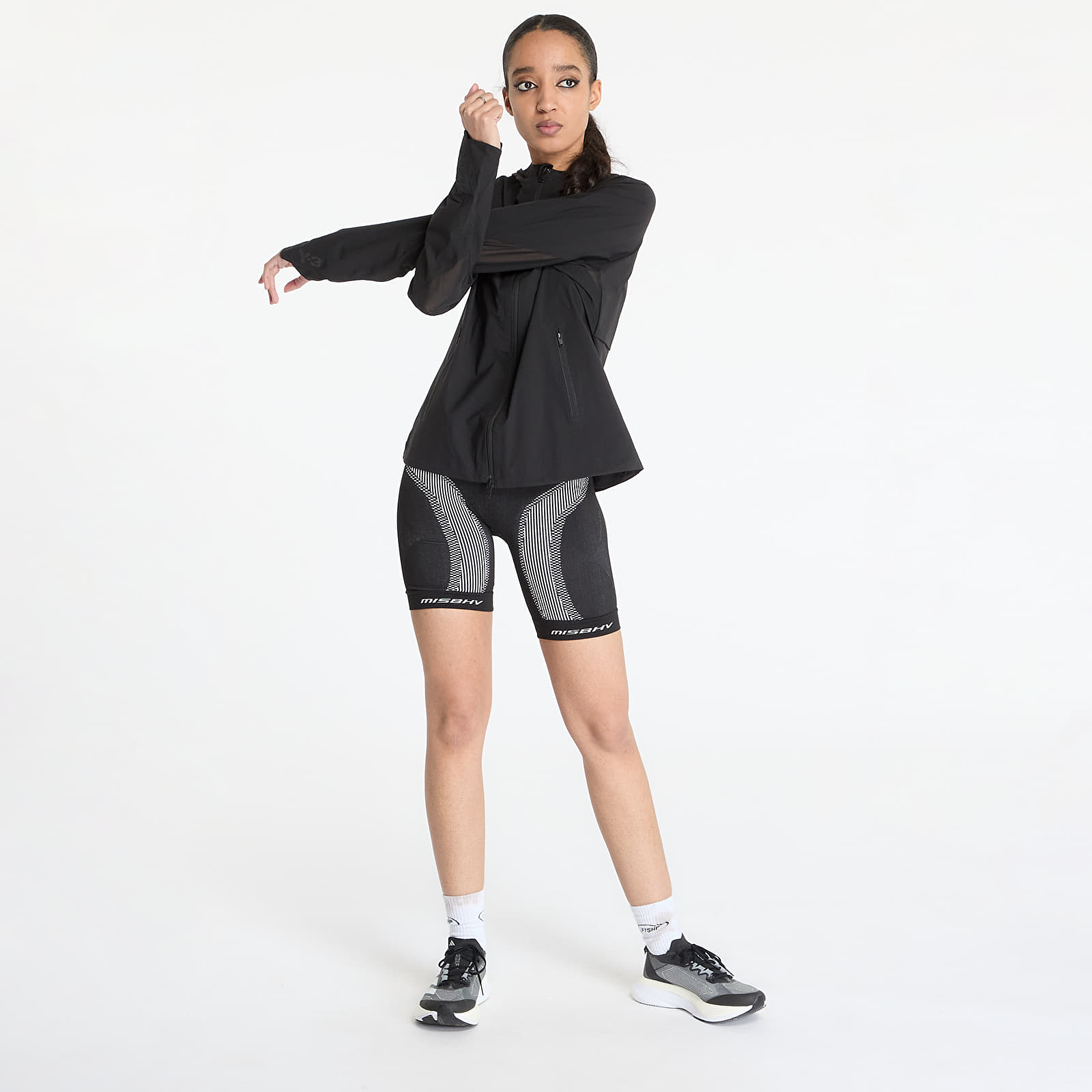 Női kabátok Y-3 Running Jacket Black