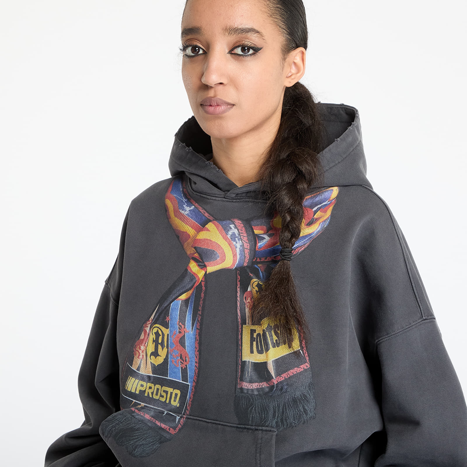 Hanorace FTSHP x PROSTO Hoodie UNISEX Graphite