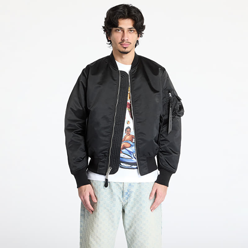 Бомбер Alpha Industries UV MA-1 Base Flight Jacket Black