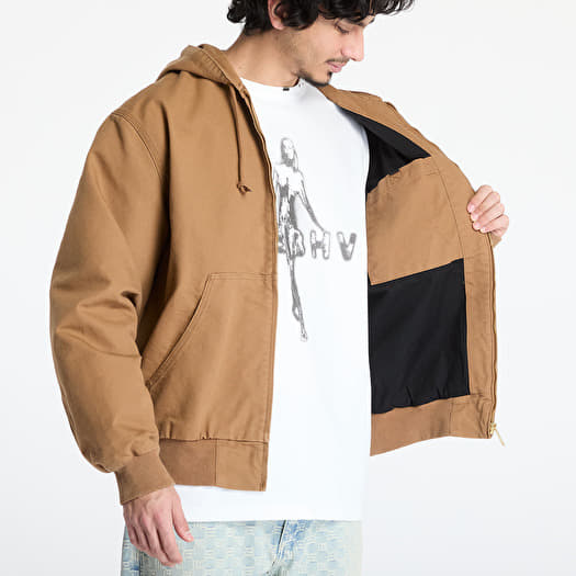 Jassen Carhartt WIP OG Active Jacket UNISEX Hamilton Brown Rinsed