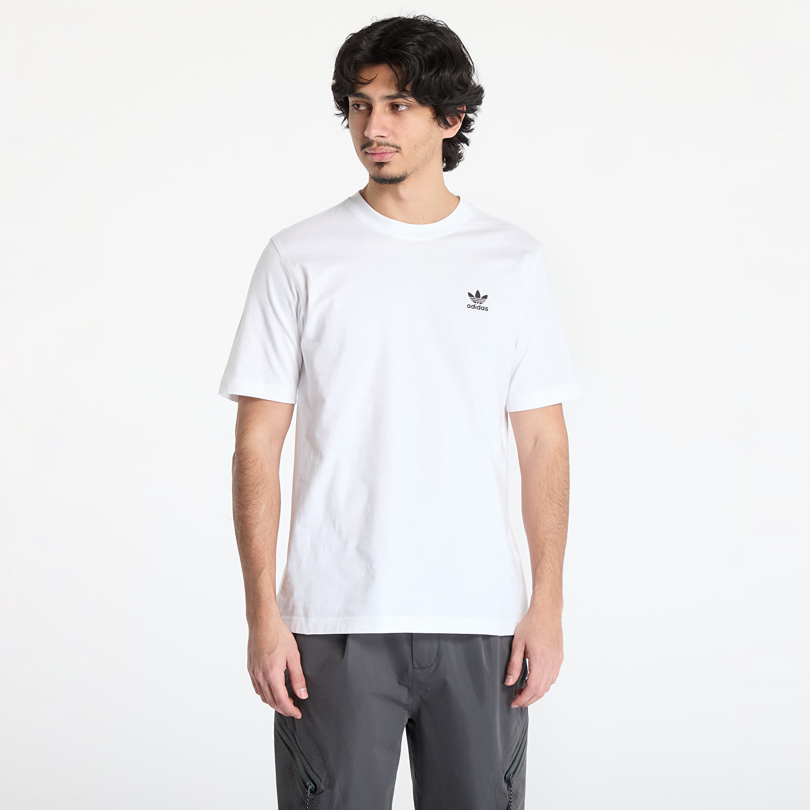T-shirty męskie adidas Trefoil Essentials T-Shirt White/ White