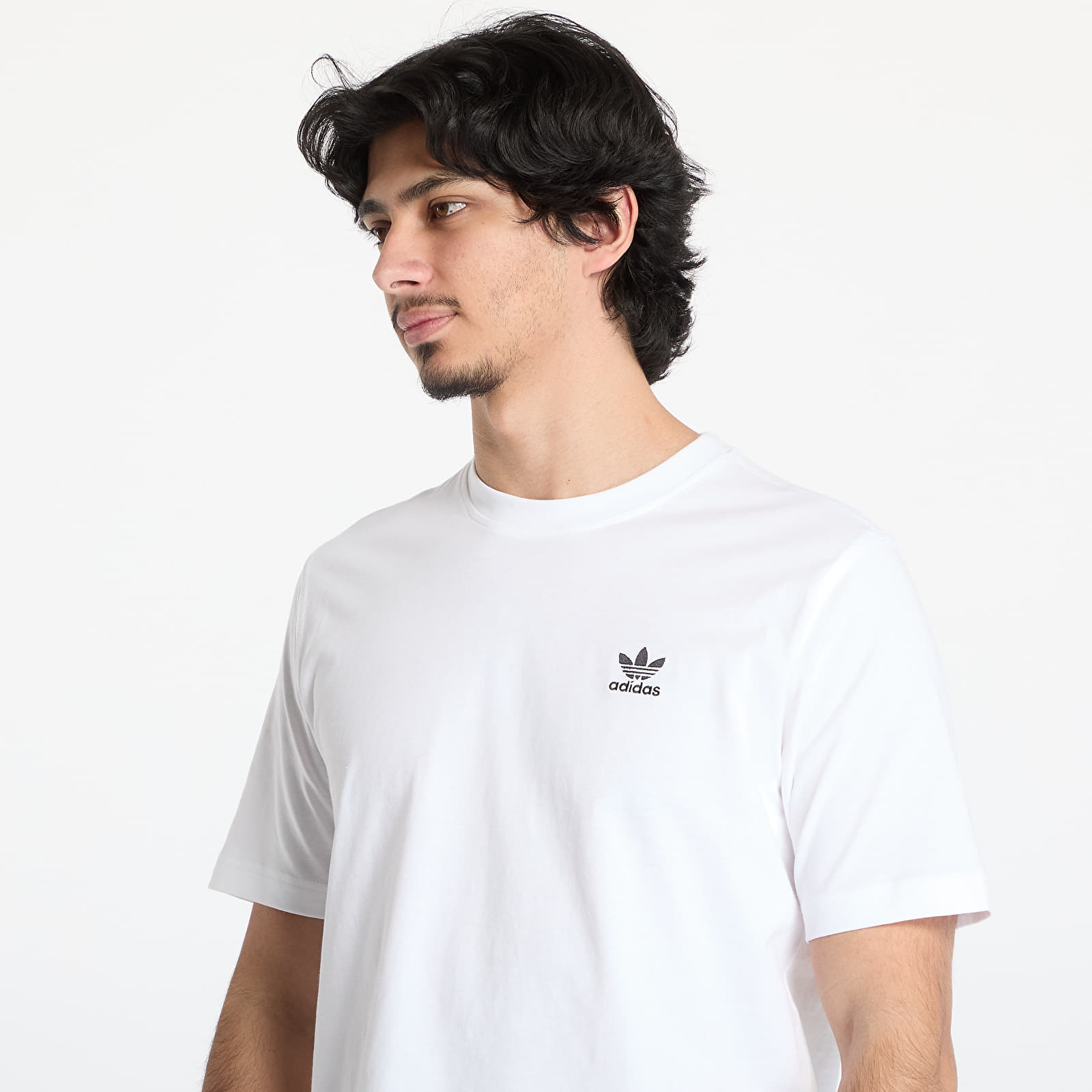 T-shirty męskie adidas Trefoil Essentials T-Shirt White/ White