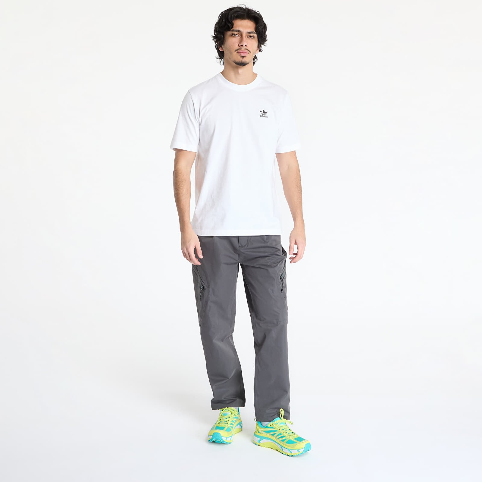 Tricouri bărbați adidas Trefoil Essentials T-Shirt White/ White