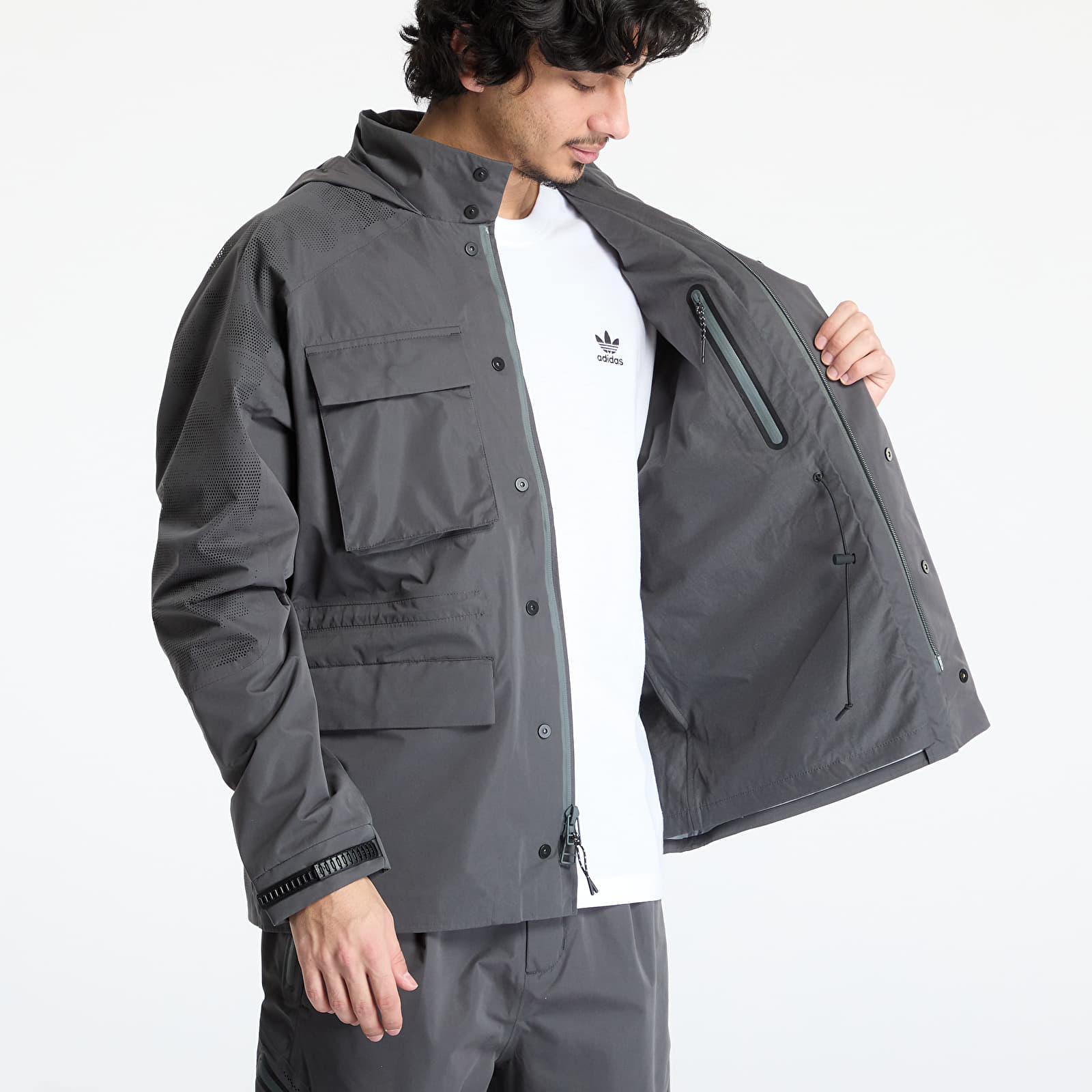 Valmentajan takit Alpha Industries M-65 Laser Cut Field Coat Charcoal
