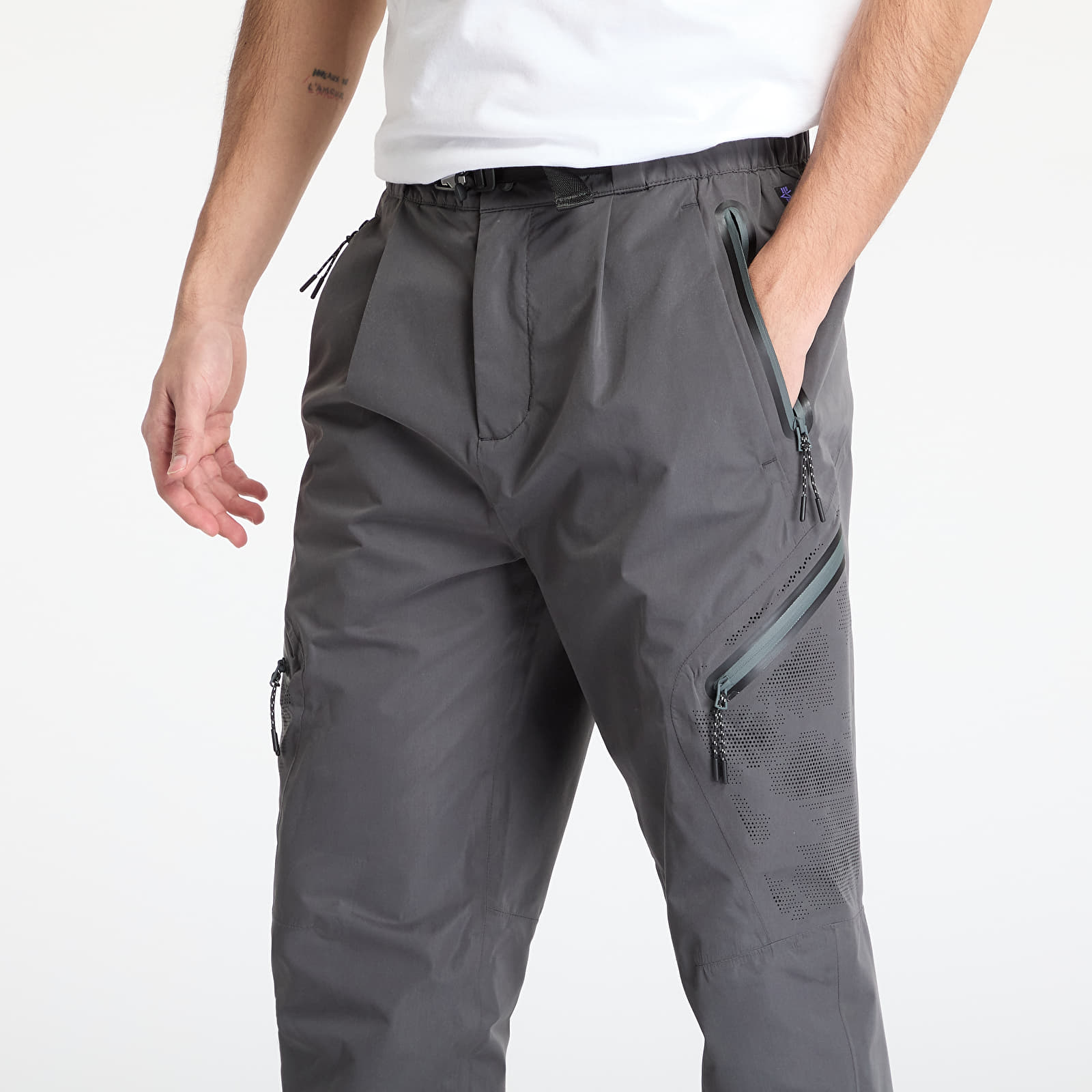 Pánské kalhoty Alpha Industries Laser Cut Pant Charcoal