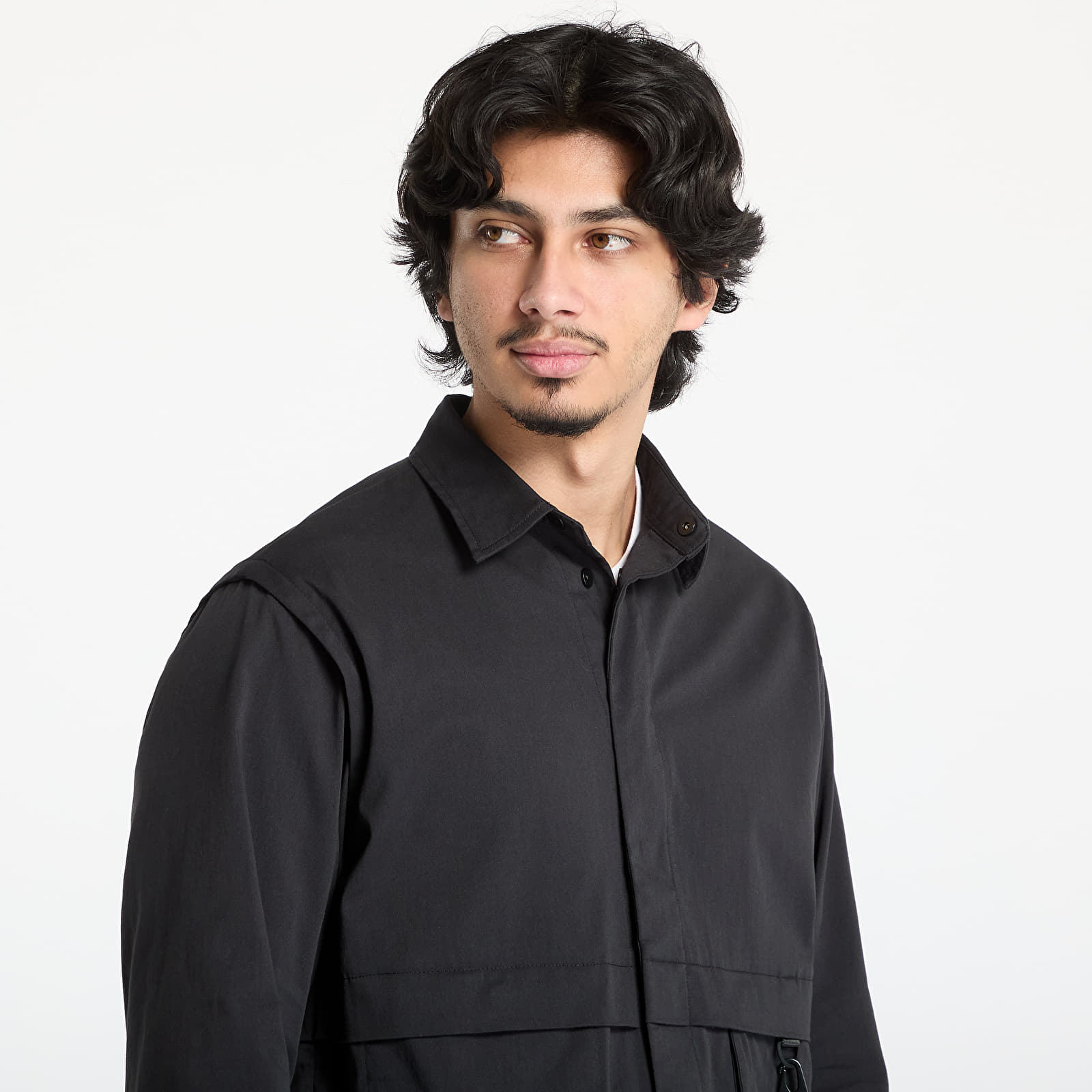 Kurtki męskie Alpha Industries Utility Overshirt Black