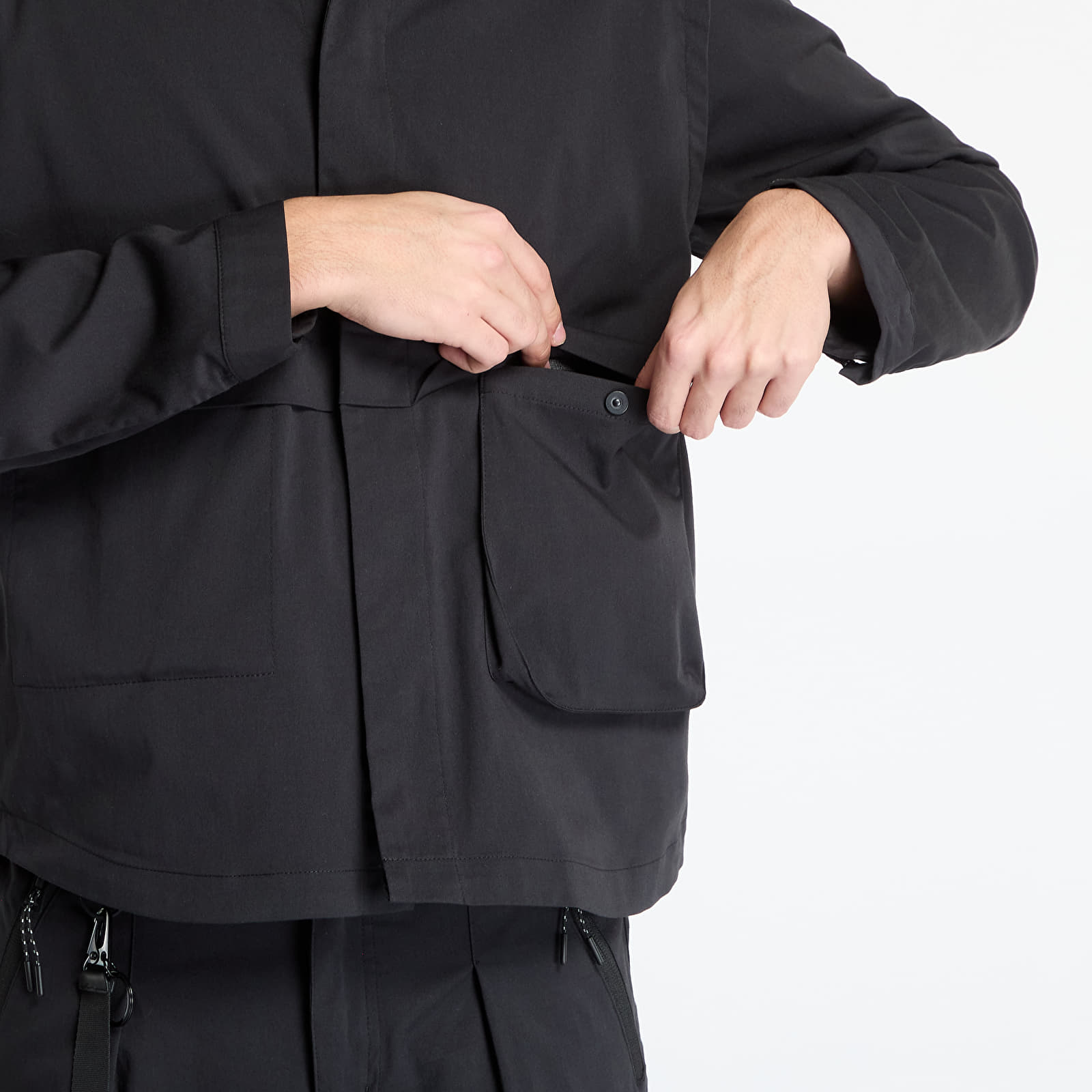 Kurtki męskie Alpha Industries Utility Overshirt Black