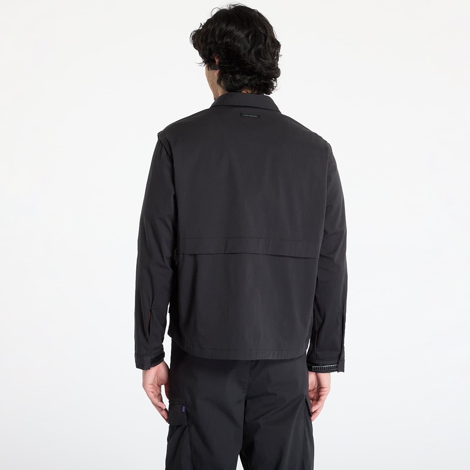 Kurtki męskie Alpha Industries Utility Overshirt Black