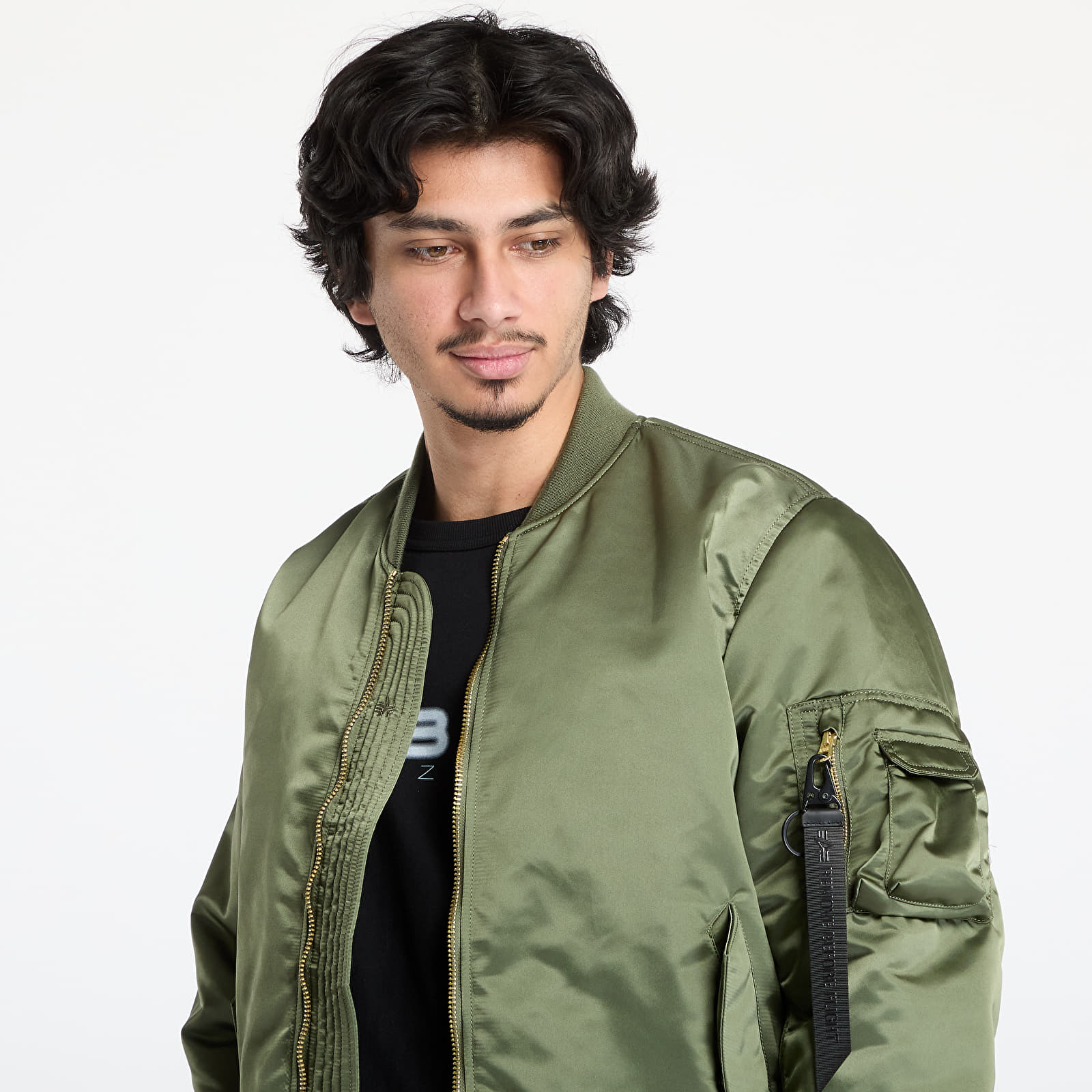 Бомбъри Alpha Industries MA-1 Base Flight Jacket Sage Green