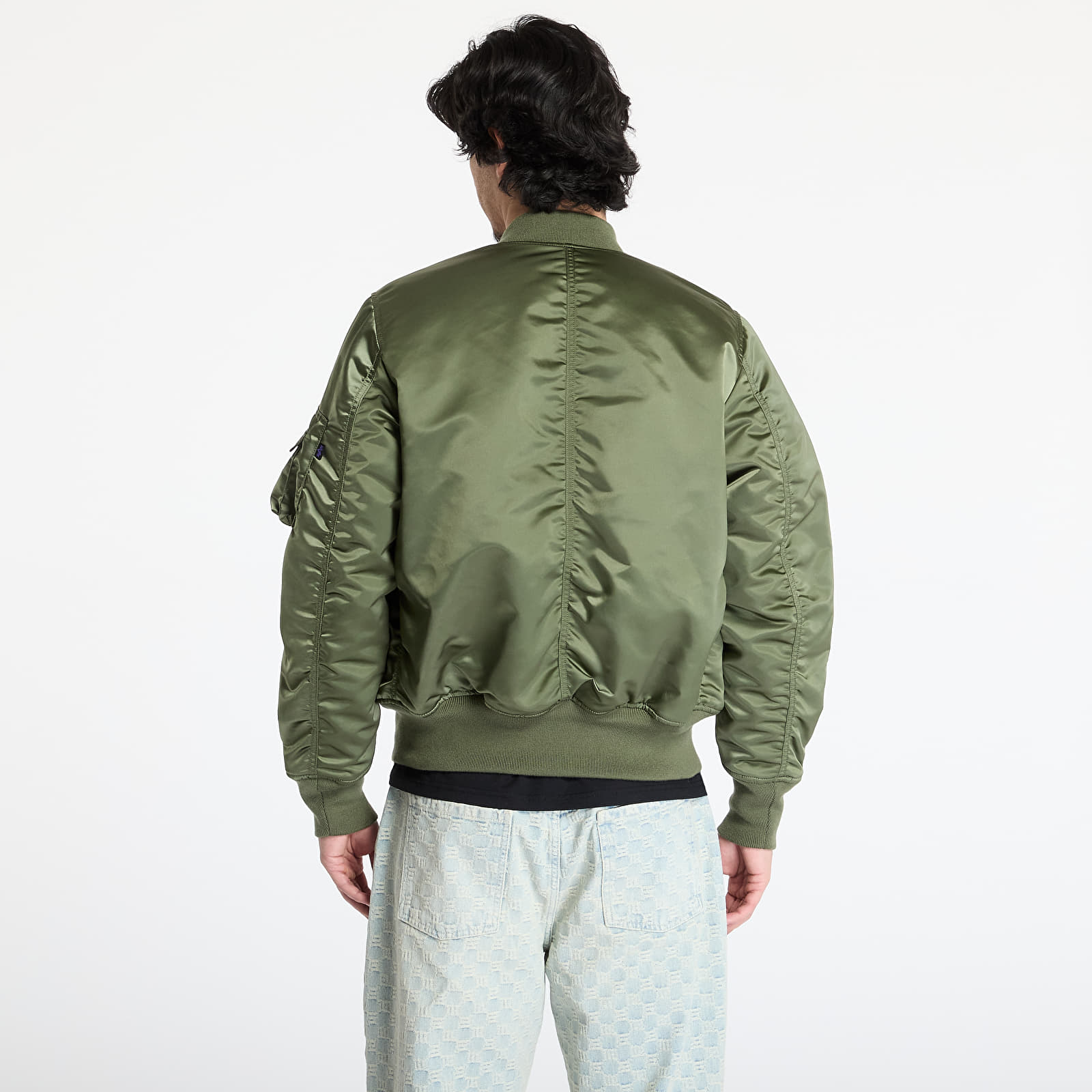 Бомбъри Alpha Industries MA-1 Base Flight Jacket Sage Green