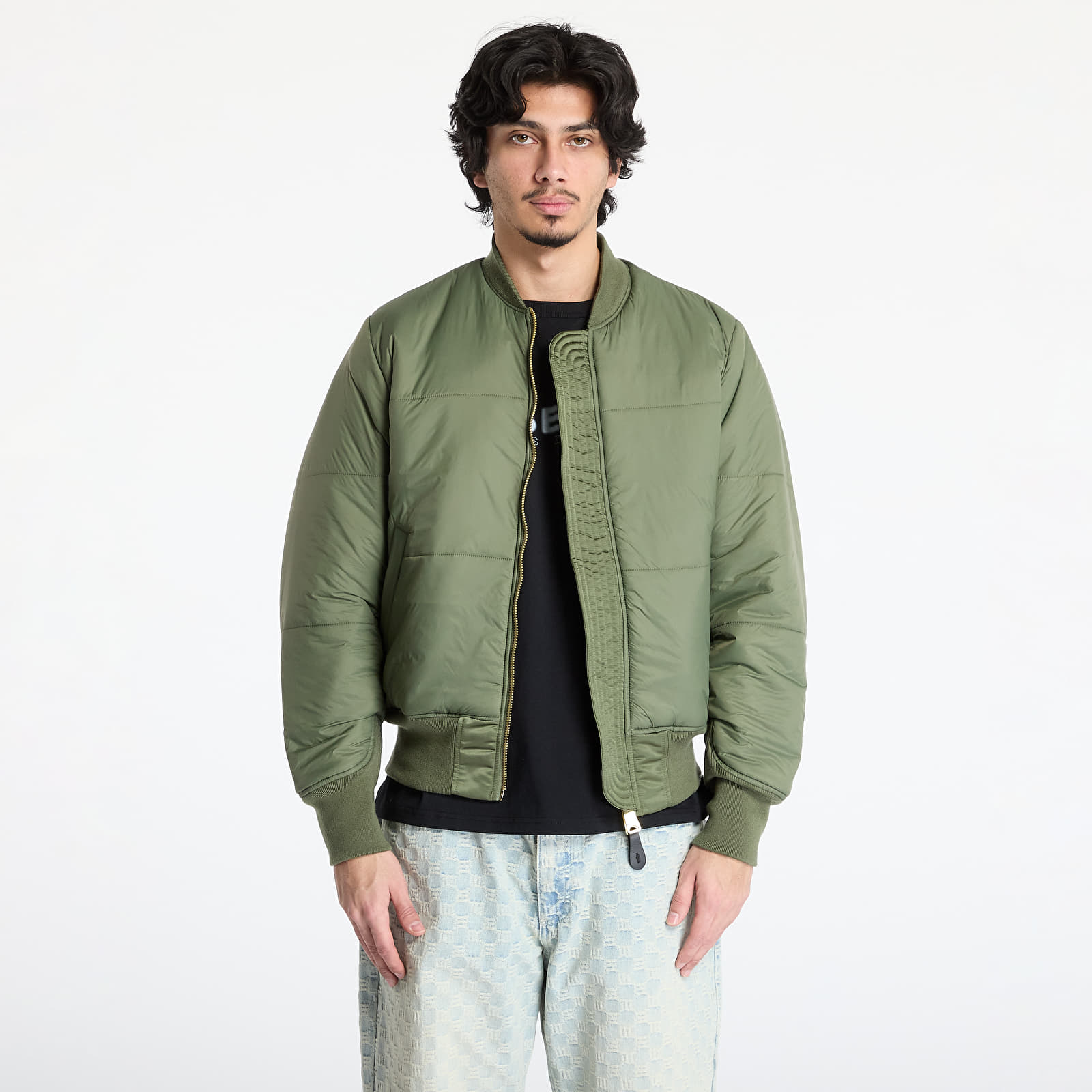 Бомбъри Alpha Industries MA-1 Base Flight Jacket Sage Green