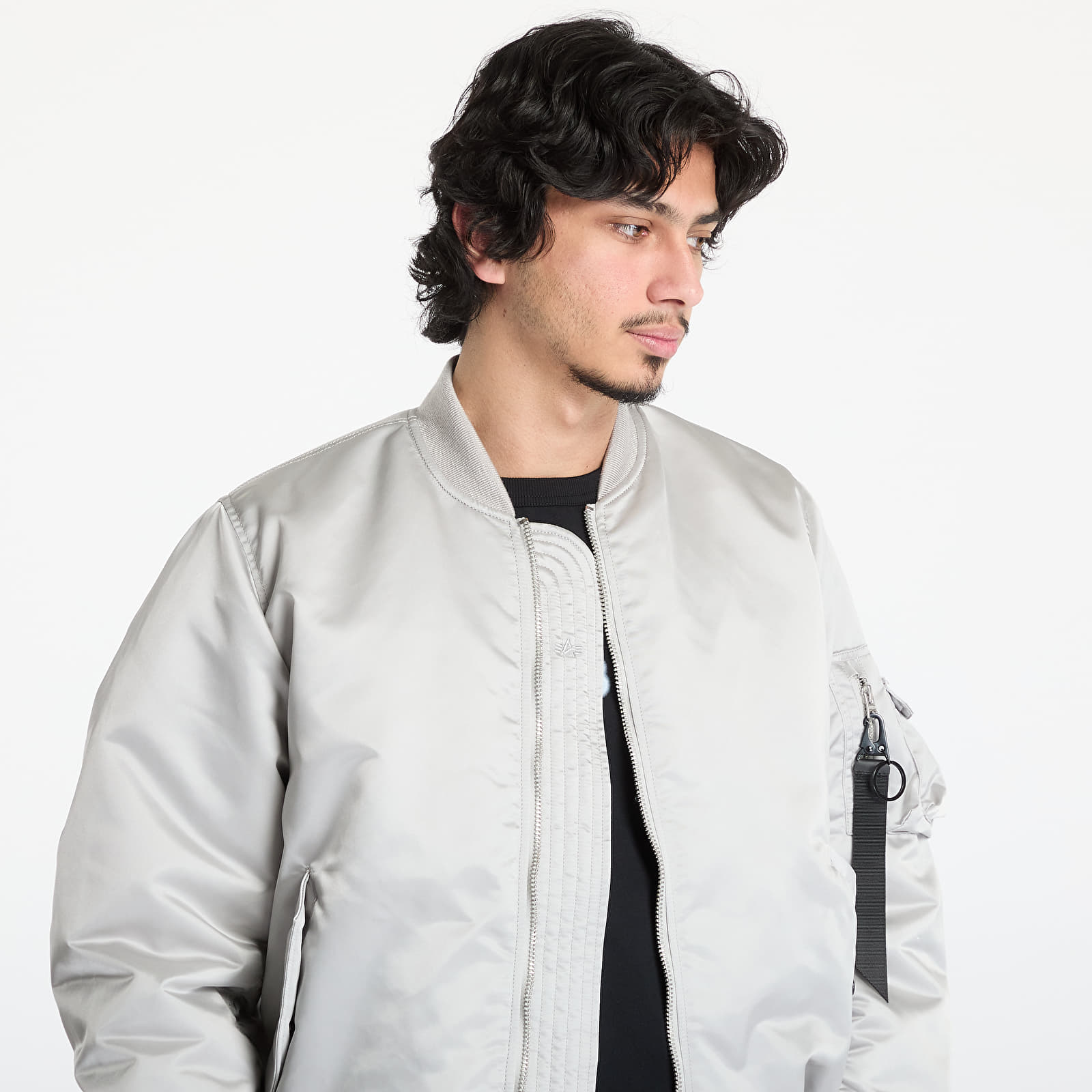 Bomber Jackets Alpha Industries MA-1 Base Flight Jacket Pastel Grey