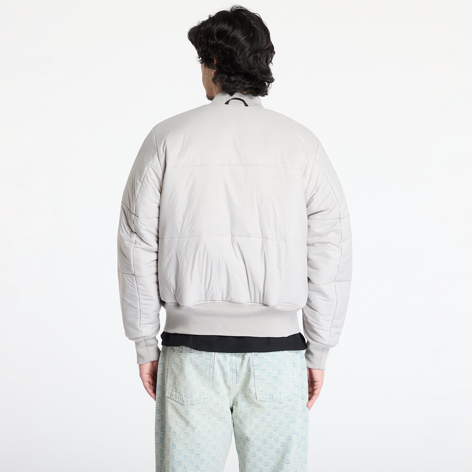 Bomber Jackets Alpha Industries MA-1 Base Flight Jacket Pastel Grey