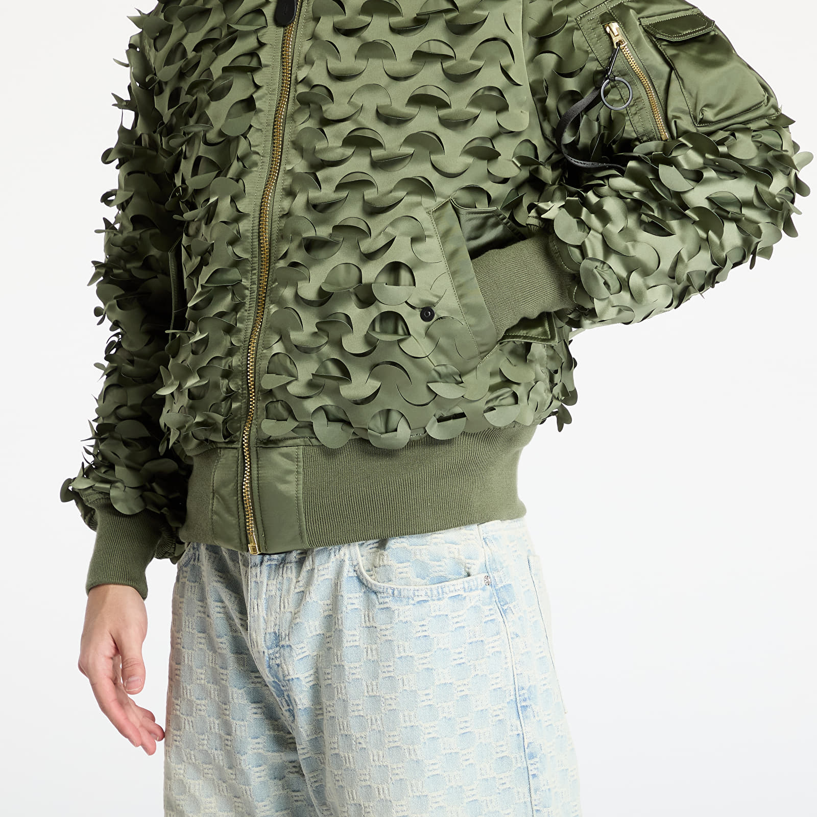 Bomber-takit Alpha Industries MA-1 ULCANS Flight Jacket Sage Green