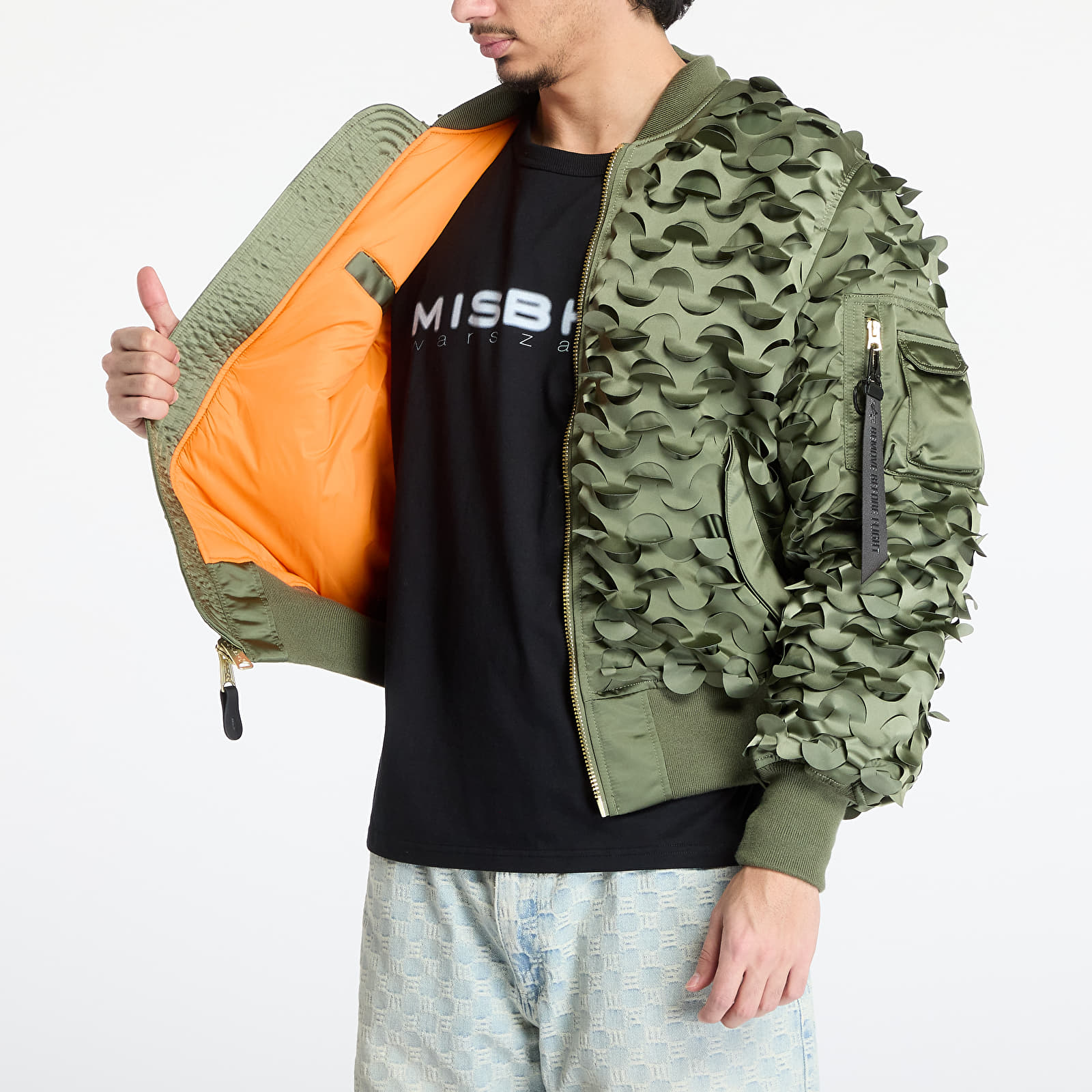 Bomber-takit Alpha Industries MA-1 ULCANS Flight Jacket Sage Green