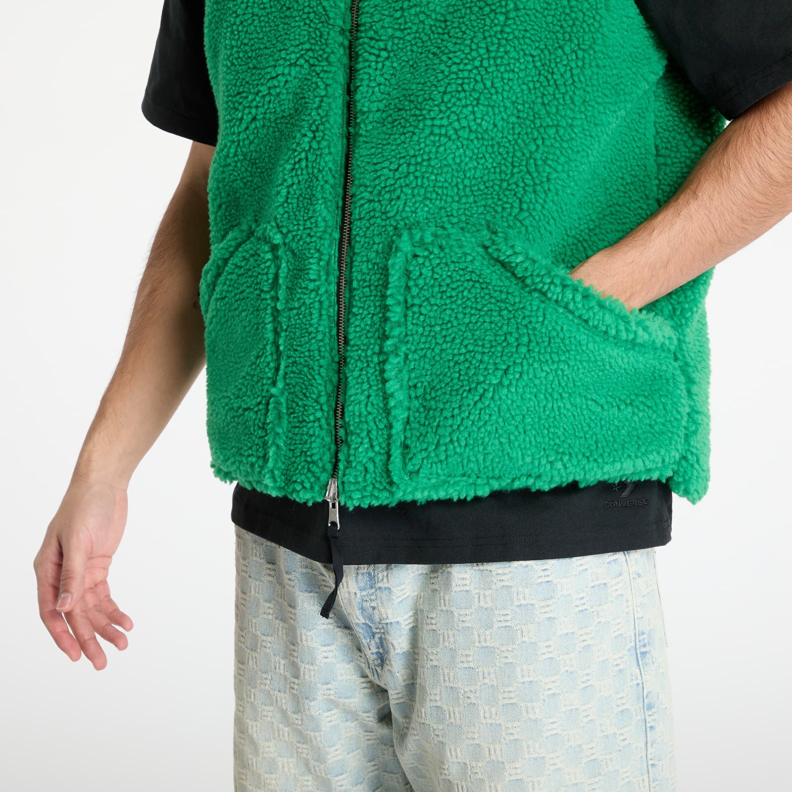Pánské vesty Converse x Patta Reversible Vest Jolly Green