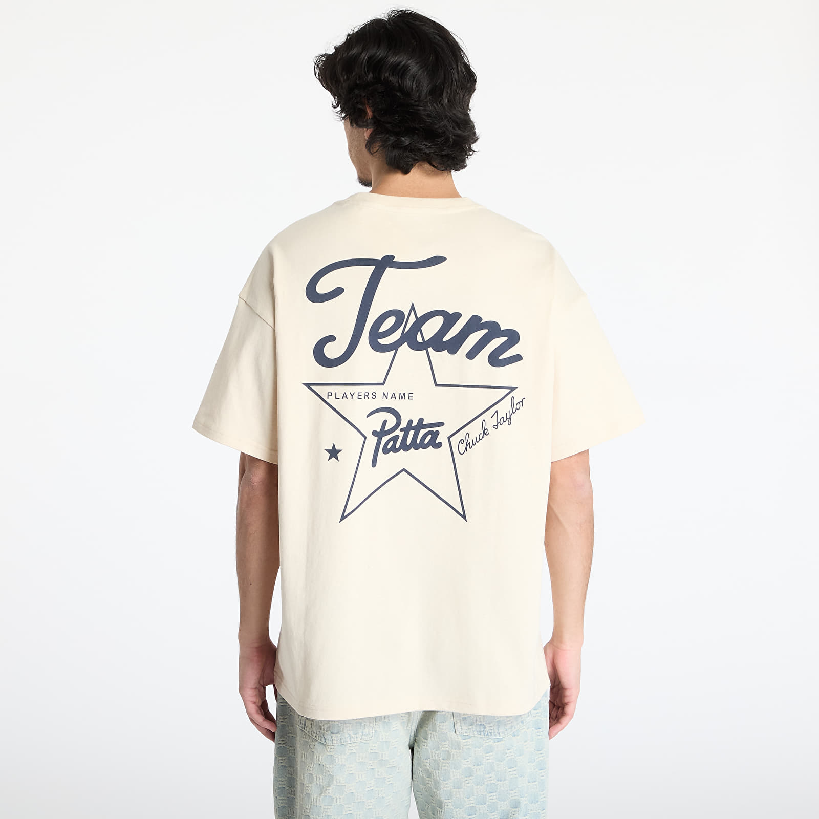 Мъжки тениски Converse x Patta Gold Standard T-Shirt Natural Ivory