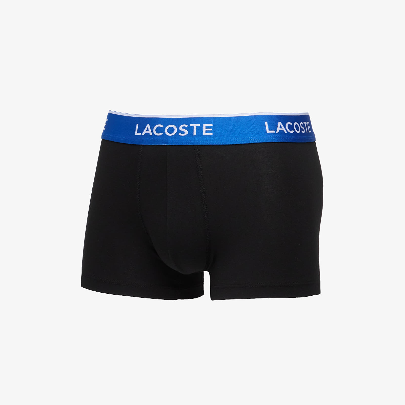 Boxerky LACOSTE Cotton Stretch Trunk 3-Pack Black/ Marina/ Overview/ Gra