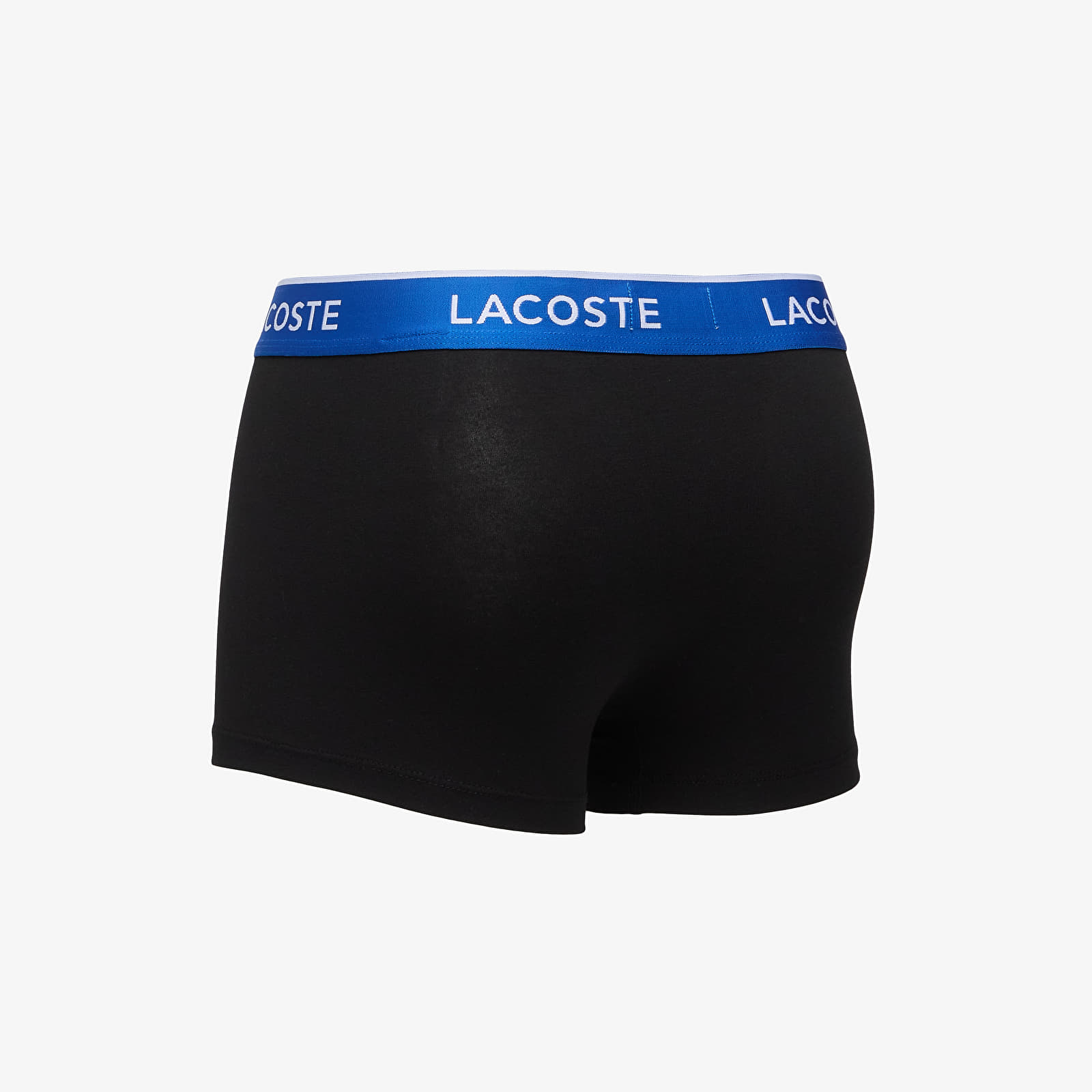 Boxerky LACOSTE Cotton Stretch Trunk 3-Pack Black/ Marina/ Overview/ Gra