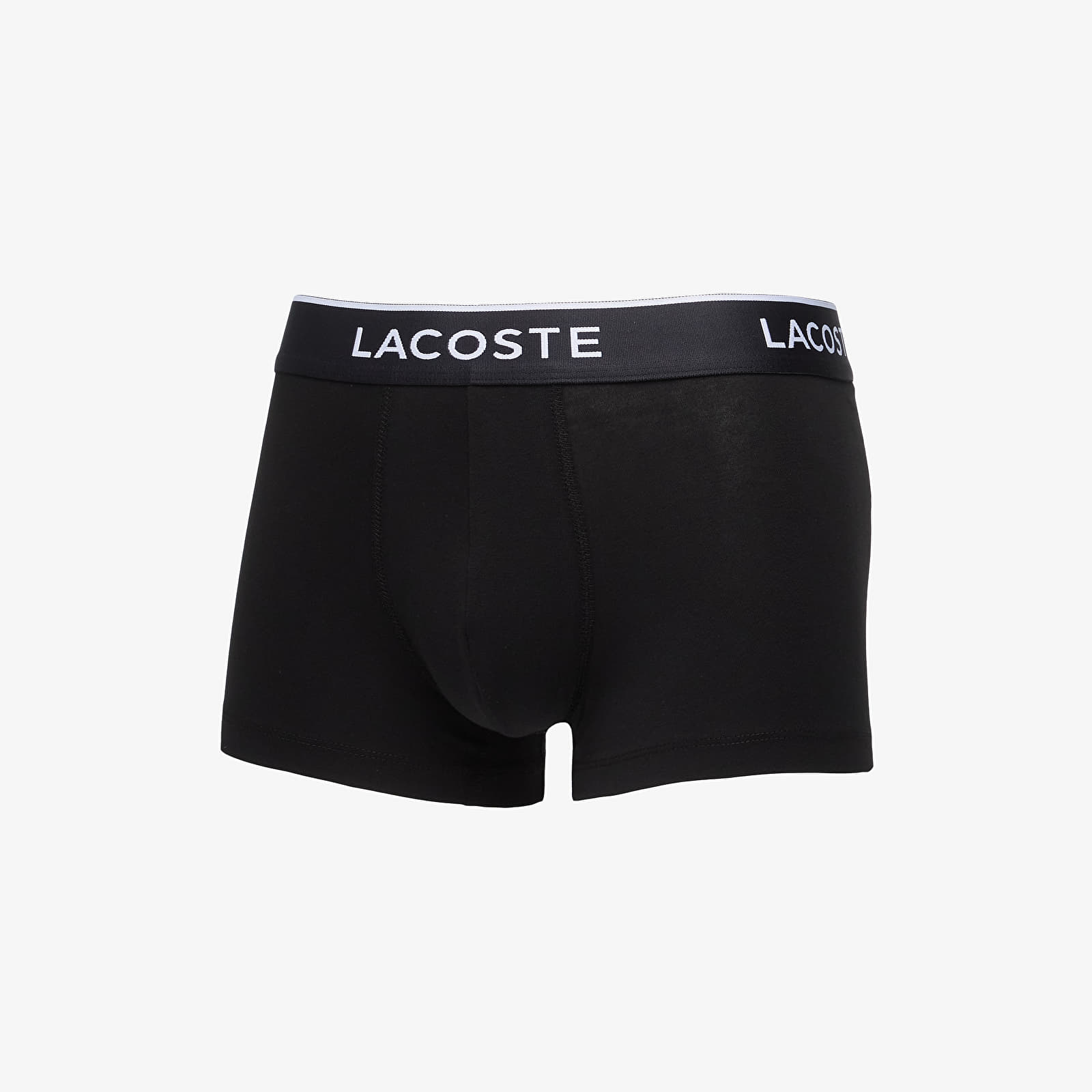 Boxerky LACOSTE Cotton Stretch Trunk 3-Pack Black/ Marina/ Overview/ Gra