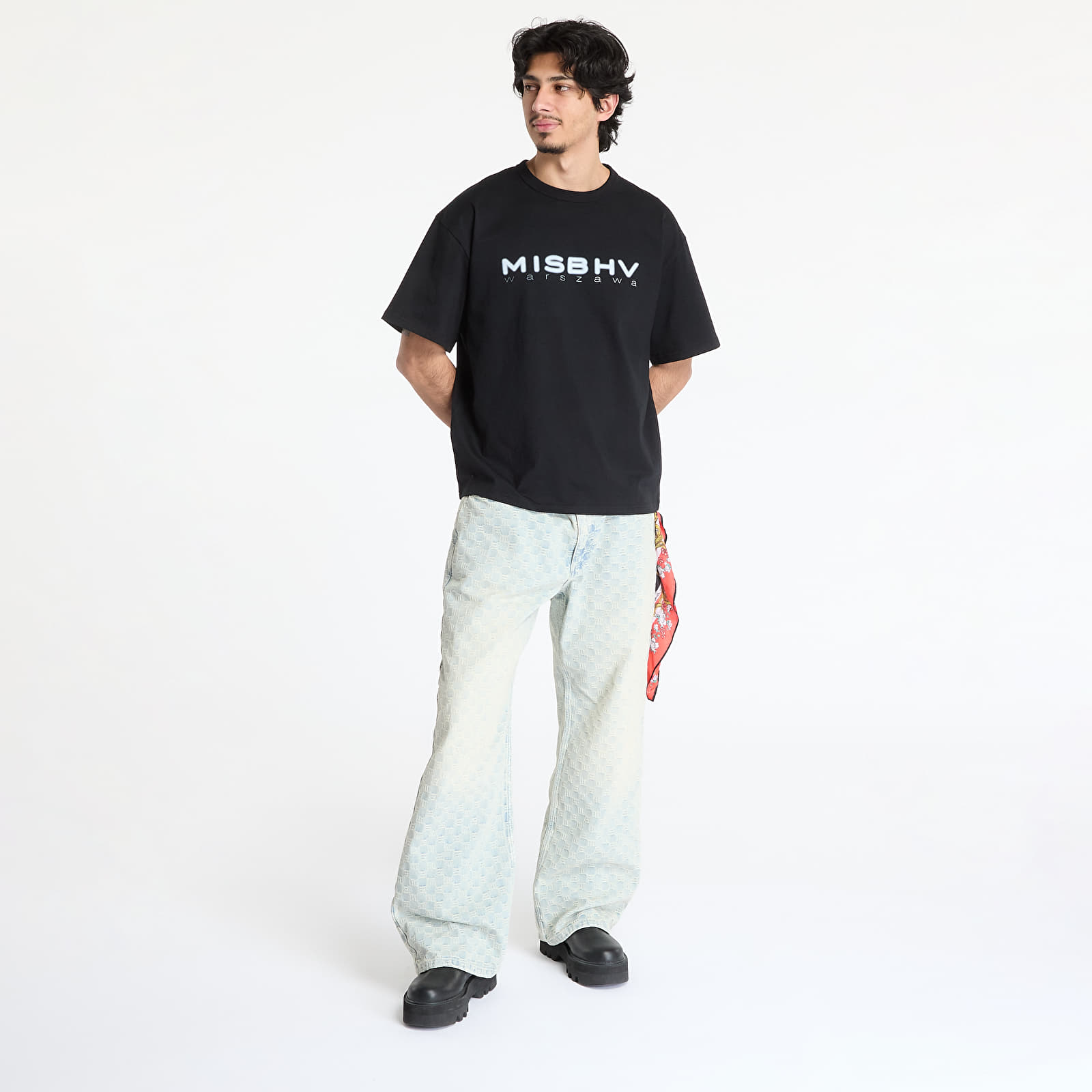 Pólók MISBHV Warszawa T-Shirt UNISEX Black