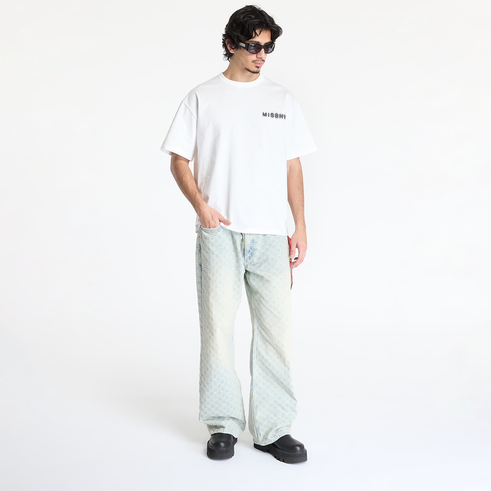 Pólók MISBHV Community T-Shirt UNISEX White