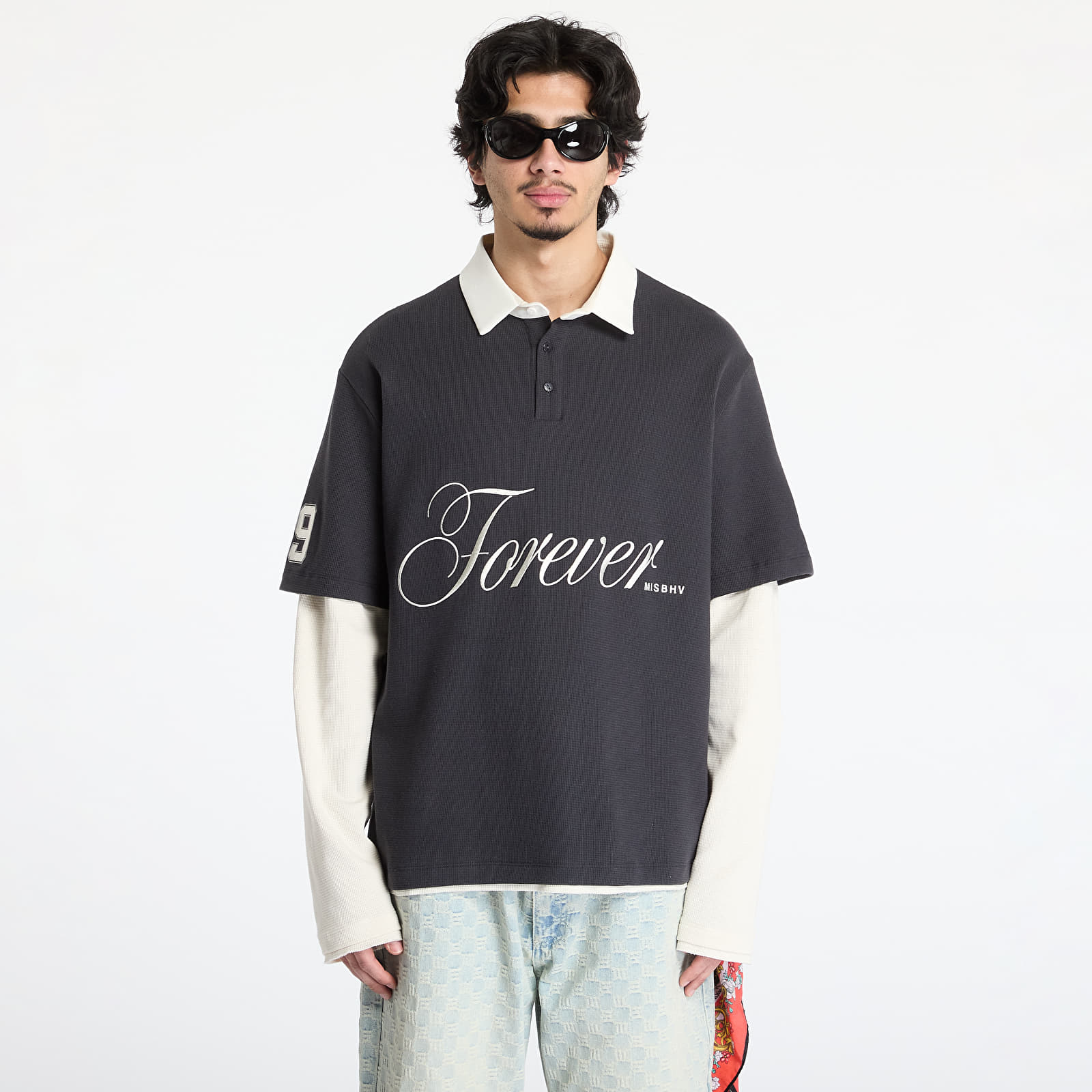 Pólók MISBHV Forever Double Layered Polo UNISEX Black