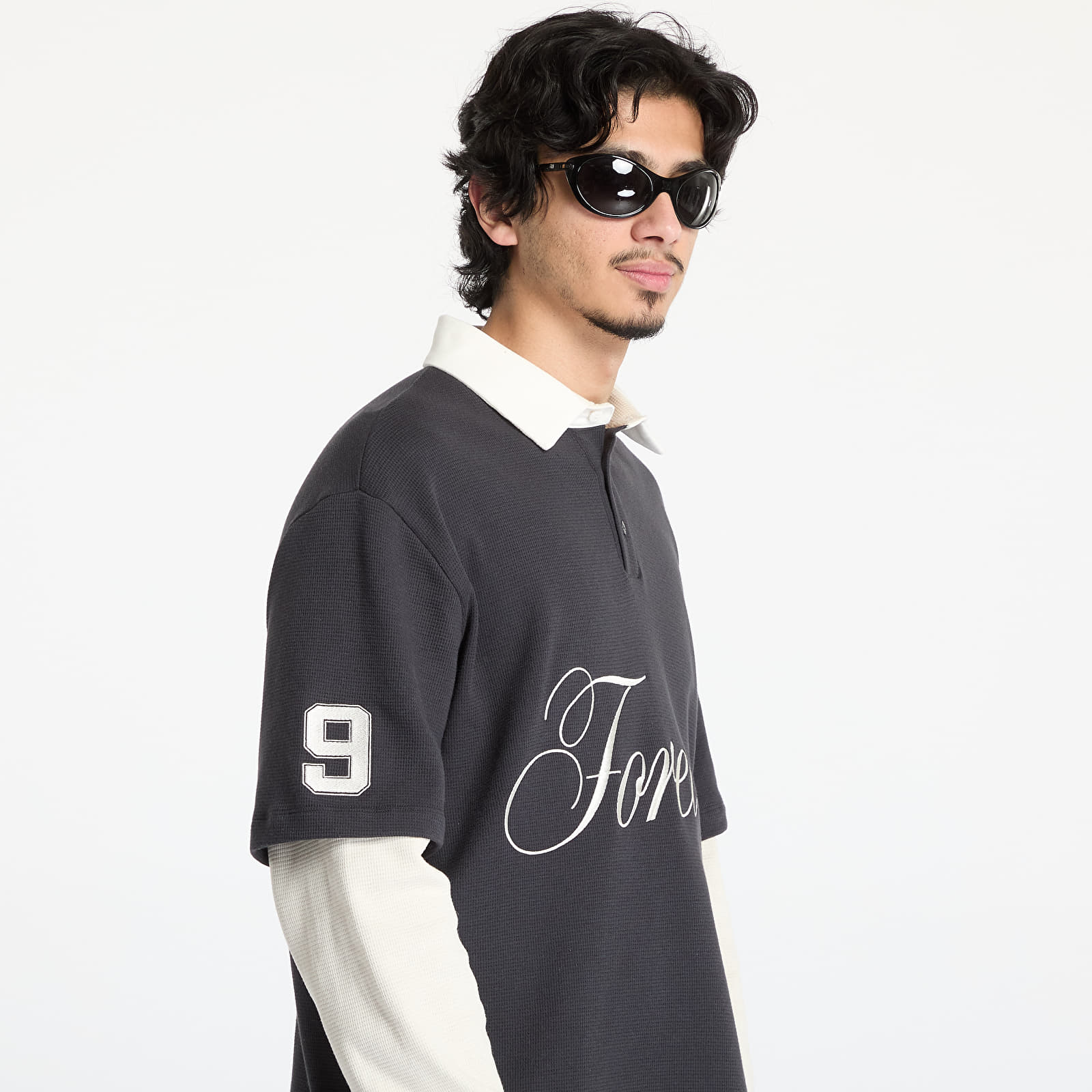 Pólók MISBHV Forever Double Layered Polo UNISEX Black