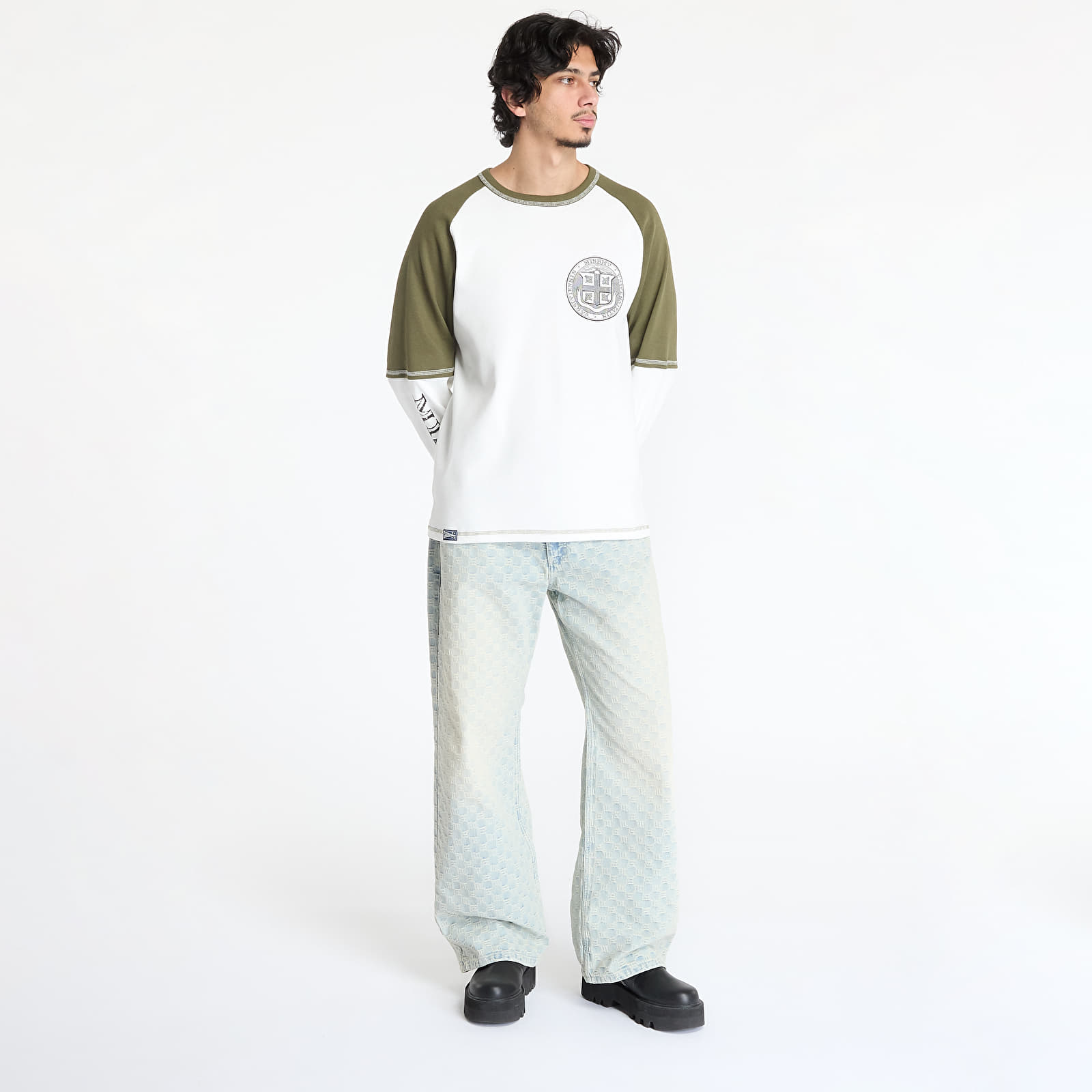 Pólók MISBHV Varsity 70"S Longsleeve UNISEX White
