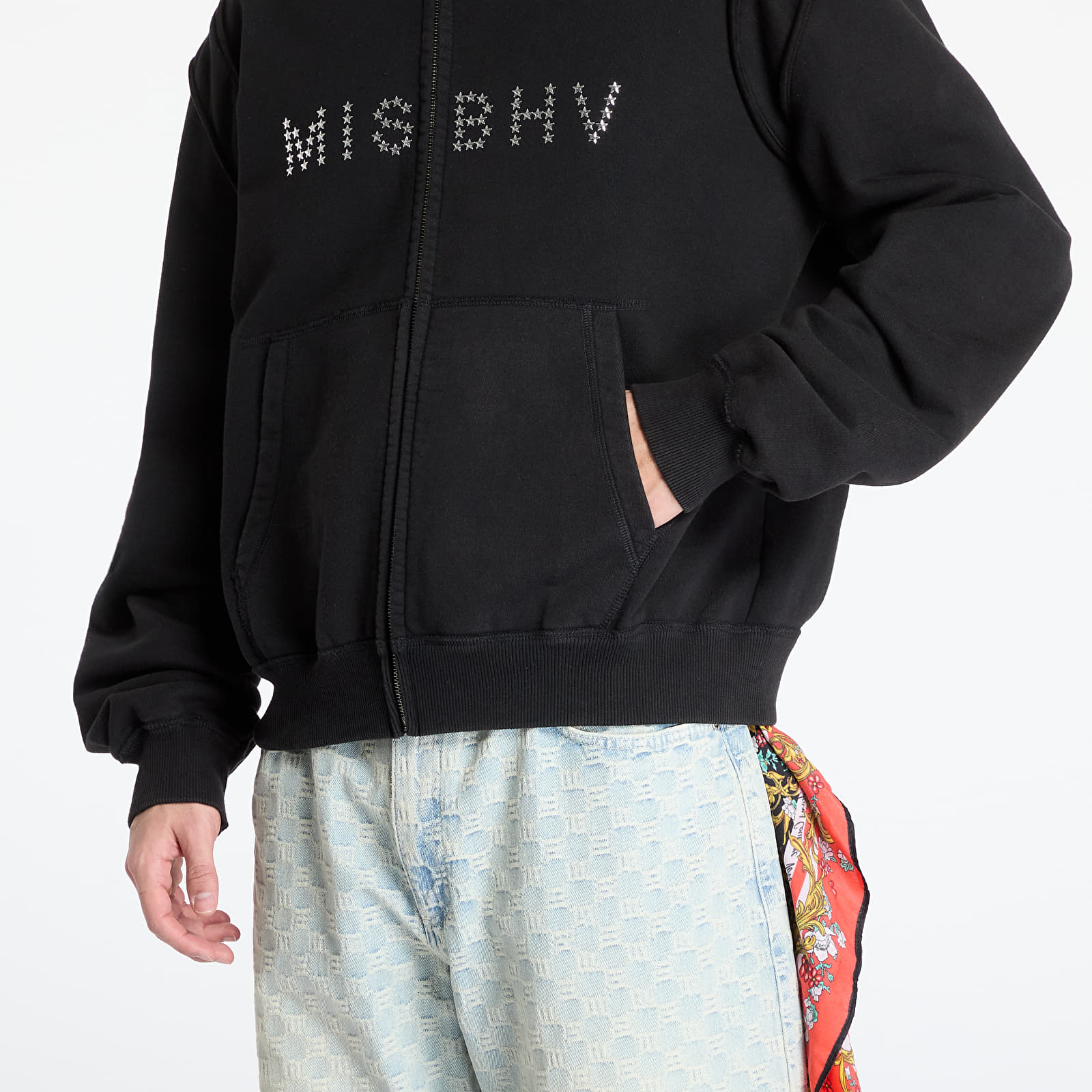 Kapucnis pulóverek és pulcsik MISBHV Star Teddy Hoodie UNISEX Black