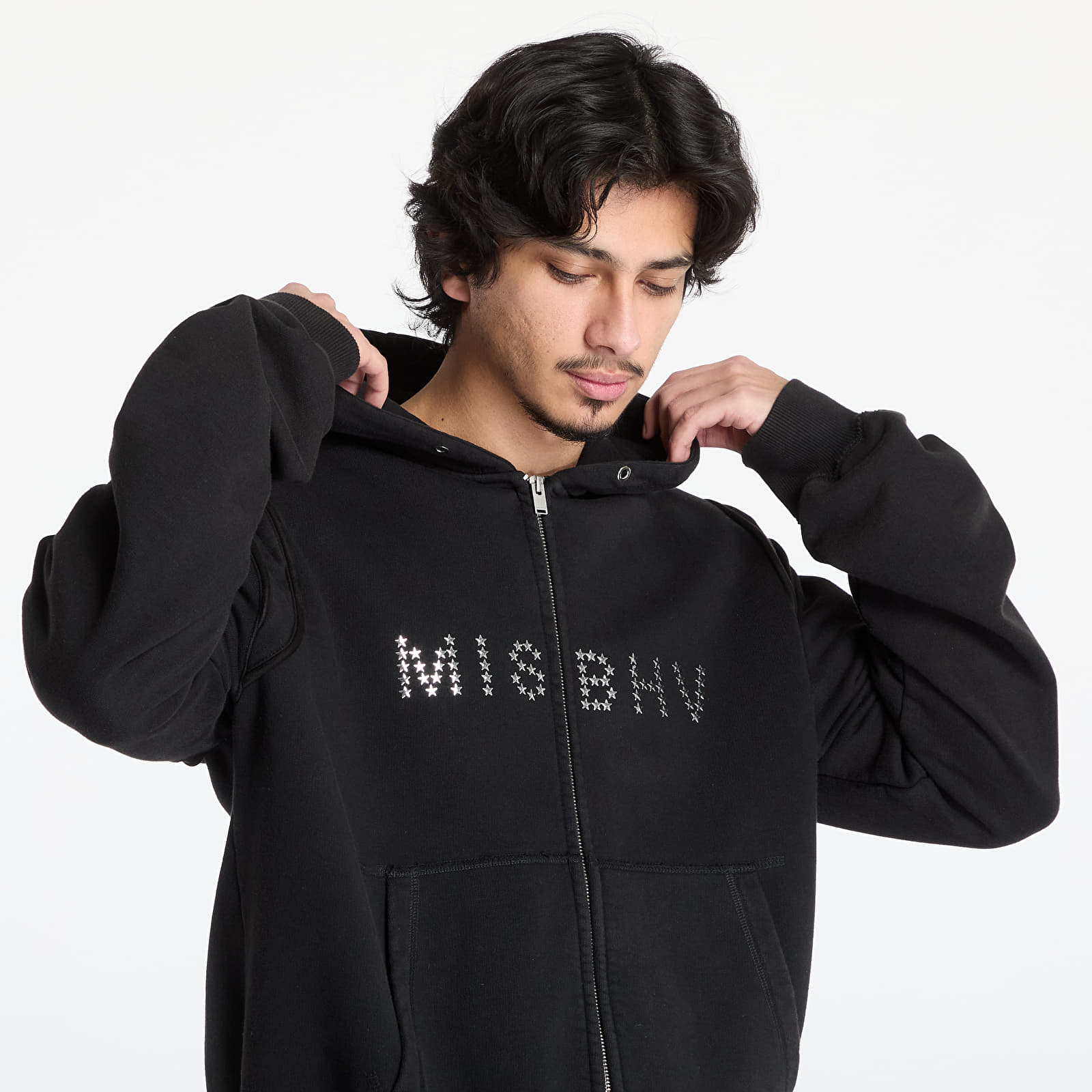 Kapucnis pulóverek és pulcsik MISBHV Star Teddy Hoodie UNISEX Black