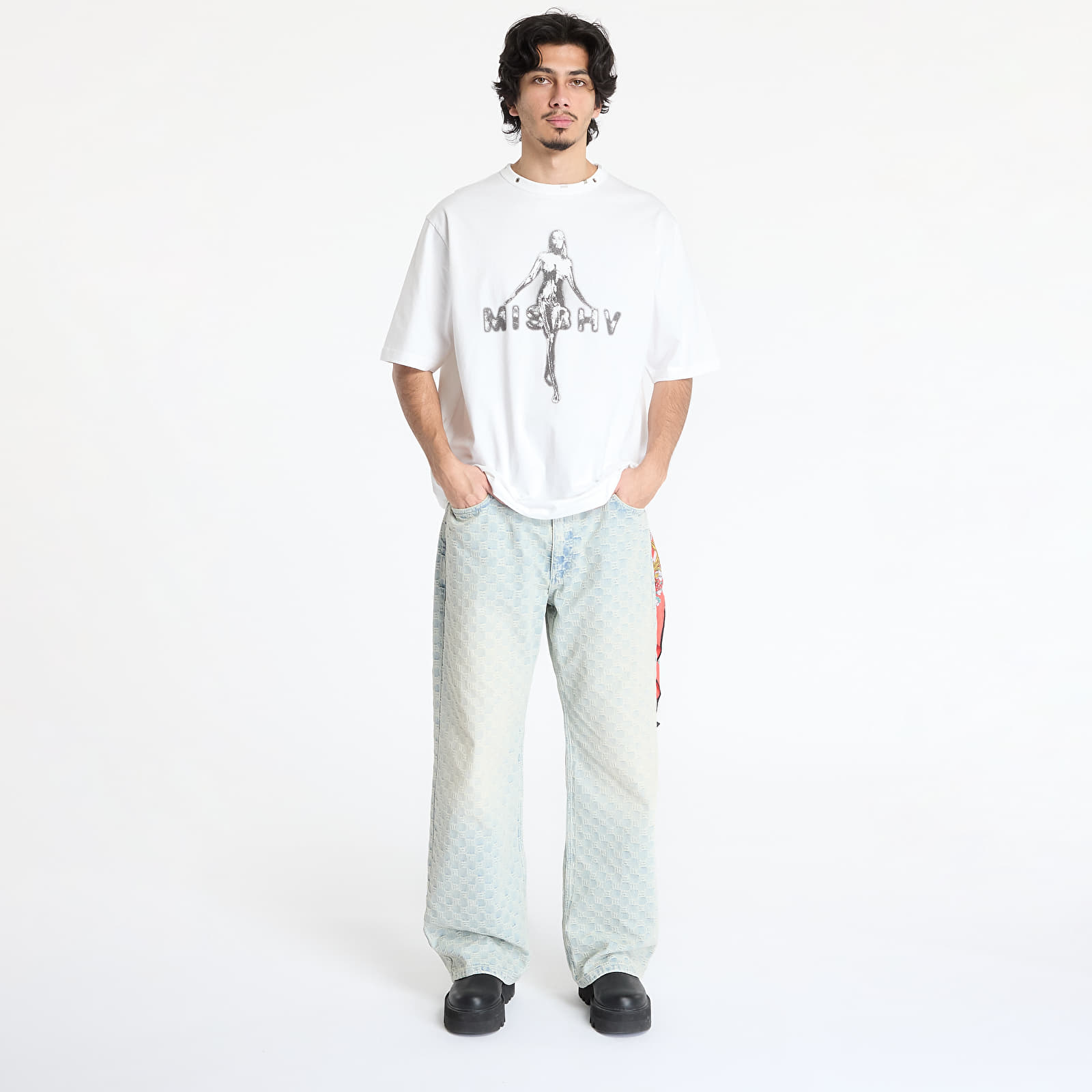 Pólók MISBHV Vintage Misbhv T-Shirt UNISEX Off White