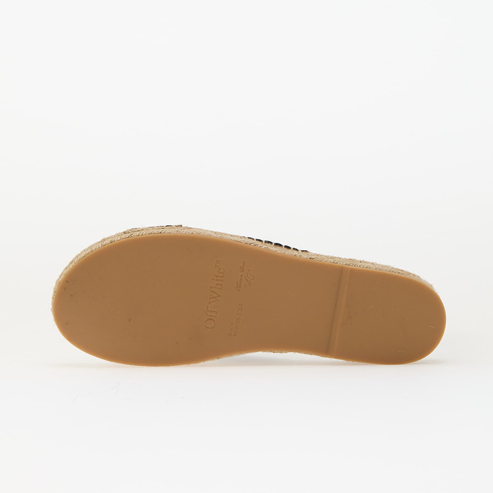 Női cipők Off-White Criss Cross Espadrilles Black White