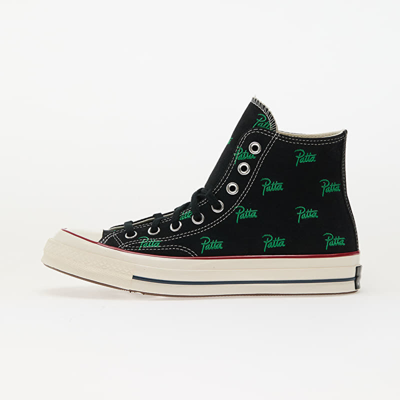 Converse x Patta Chuck 70 Black/ Jolly Green