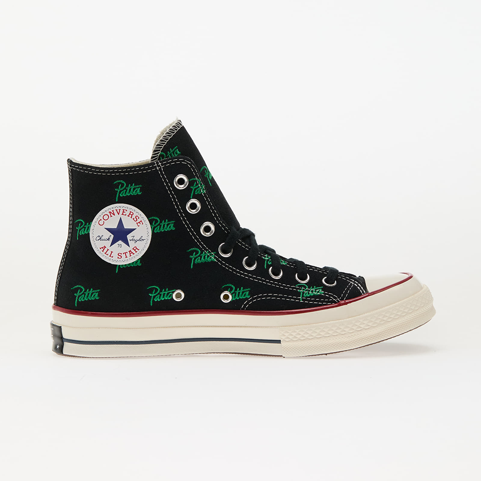 Férfi cipők Converse x Patta Chuck 70 Black/ Jolly Green