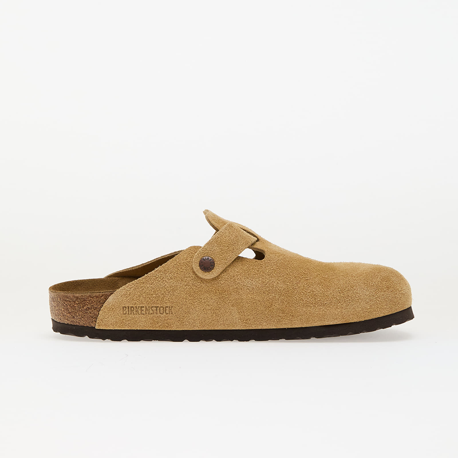 Men's shoes Birkenstock Boston Suede Leather Latte Cream