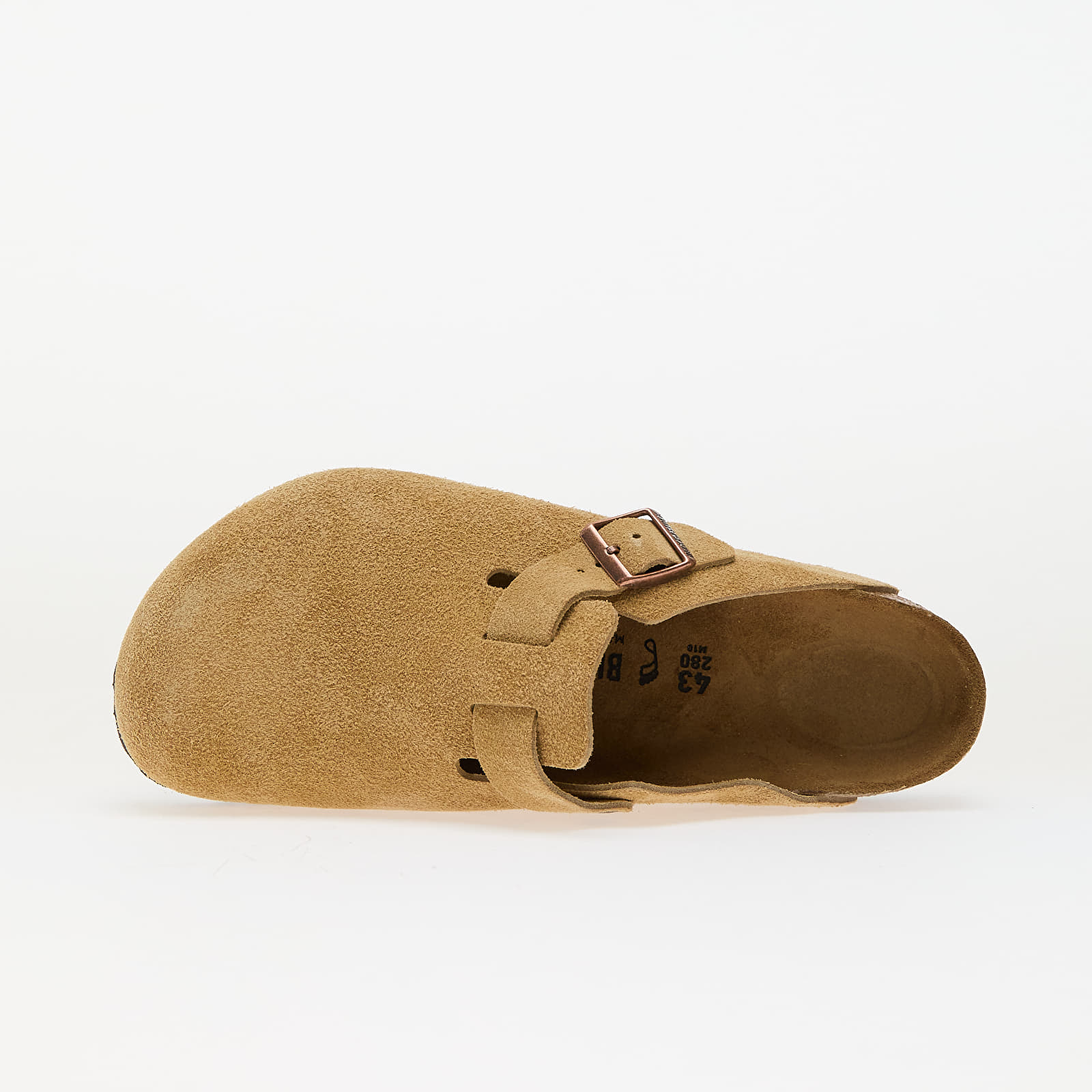 Men's shoes Birkenstock Boston Suede Leather Latte Cream