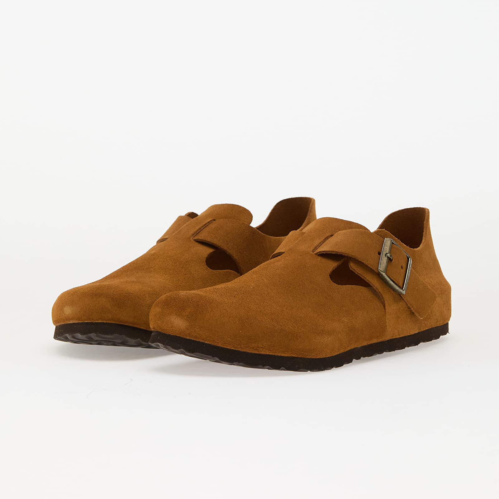 Männer Birkenstock London Suede Leather Mink