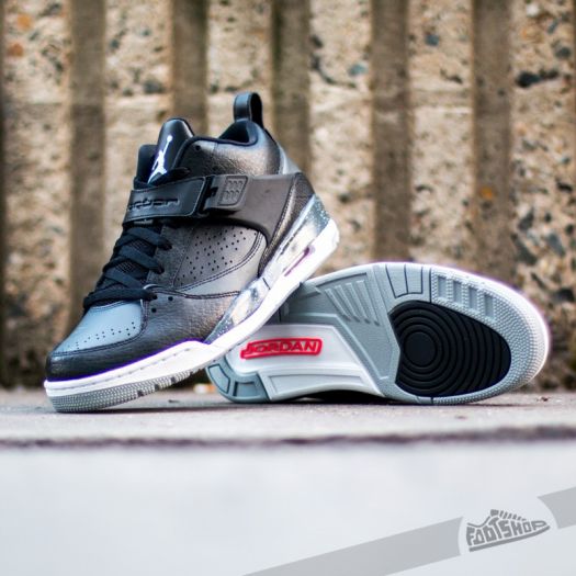 Men s shoes Jordan Flight 45 Black White Anthracite Footshop
