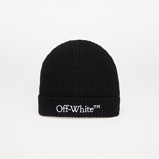 Off-White Bookish Classic Knit Beanie Black/ White