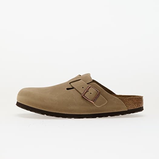 Birkenstock Boston Soft Footbed Natural Leather Oiled Tabacco Brown