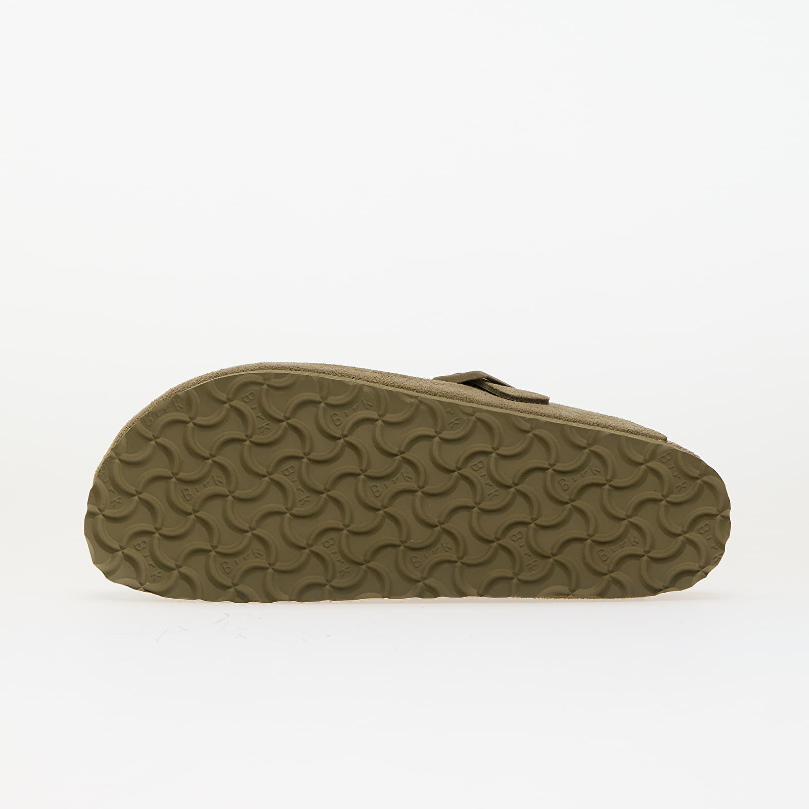 Frauen Birkenstock Boston Suede Leather Faded Khaki